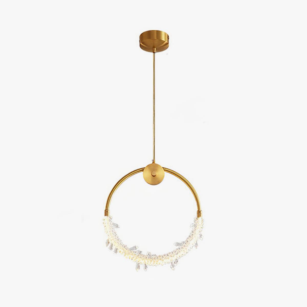 Lustre Elegant Crystal Pendant Light-Neutral Decor