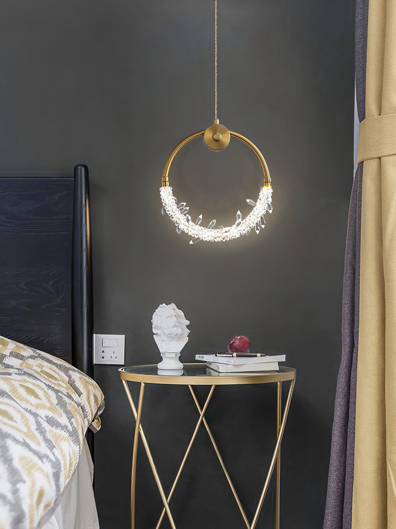Lustre Elegant Crystal Pendant Light-Neutral Decor