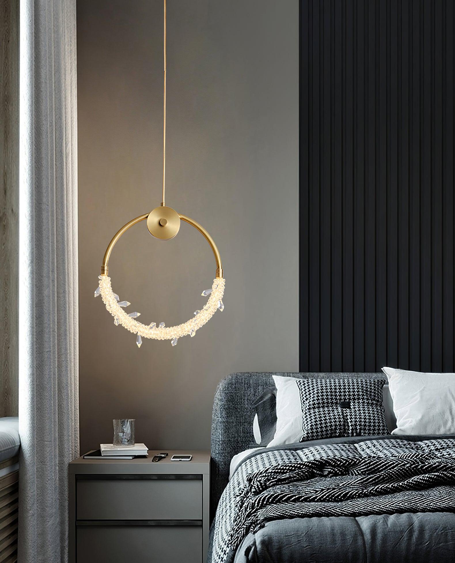 Lustre Elegant Crystal Pendant Light-Neutral Decor