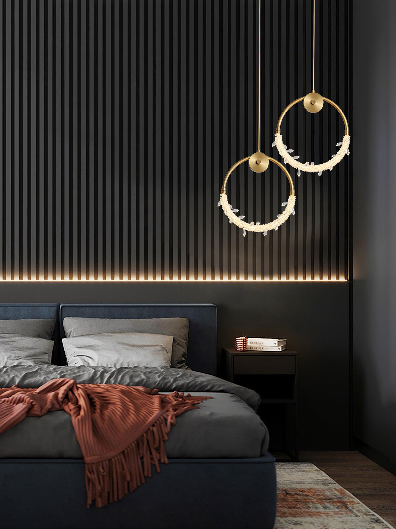 Lustre Elegant Crystal Pendant Light-Neutral Decor