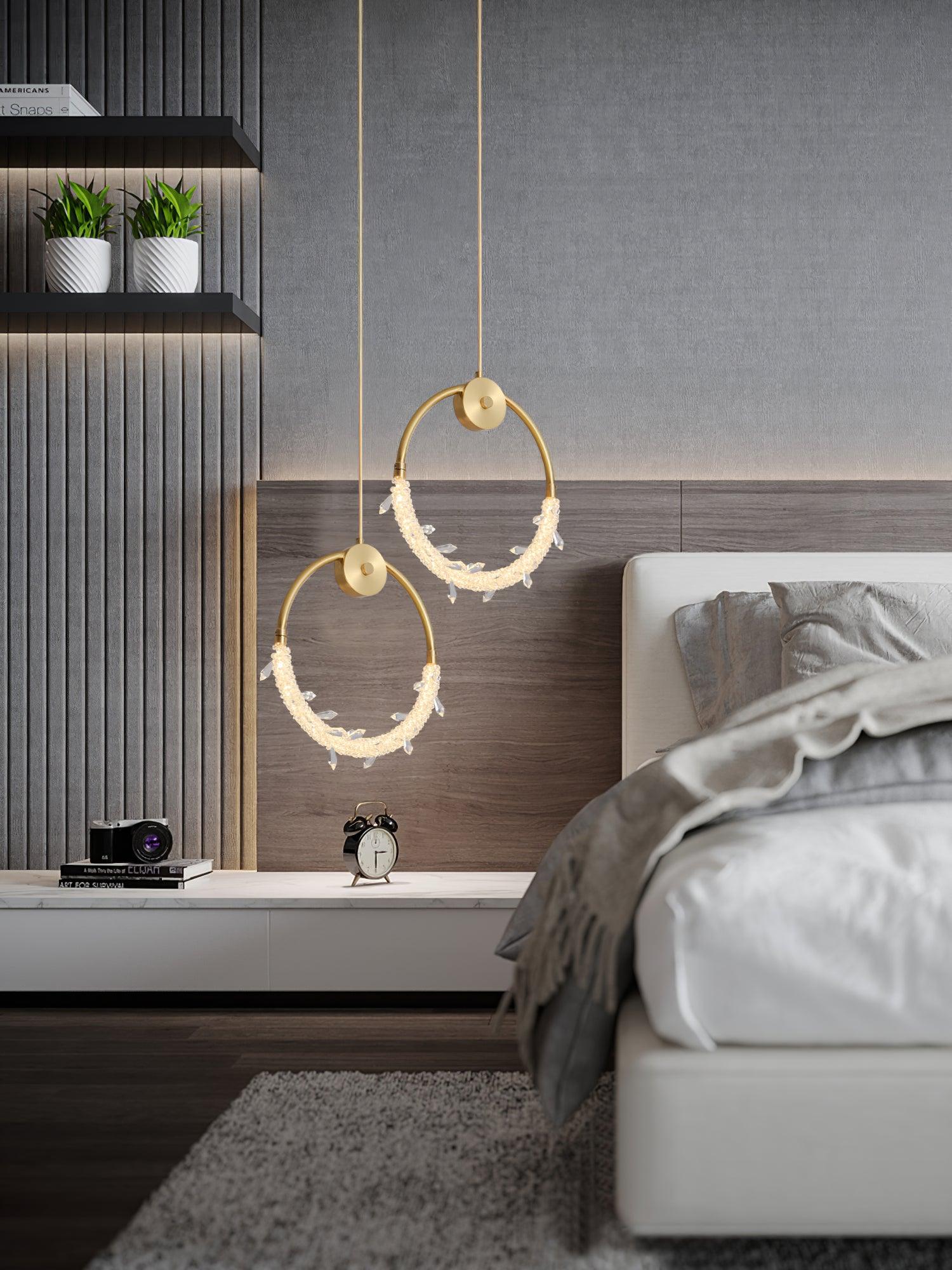 Lustre Elegant Crystal Pendant Light-Neutral Decor