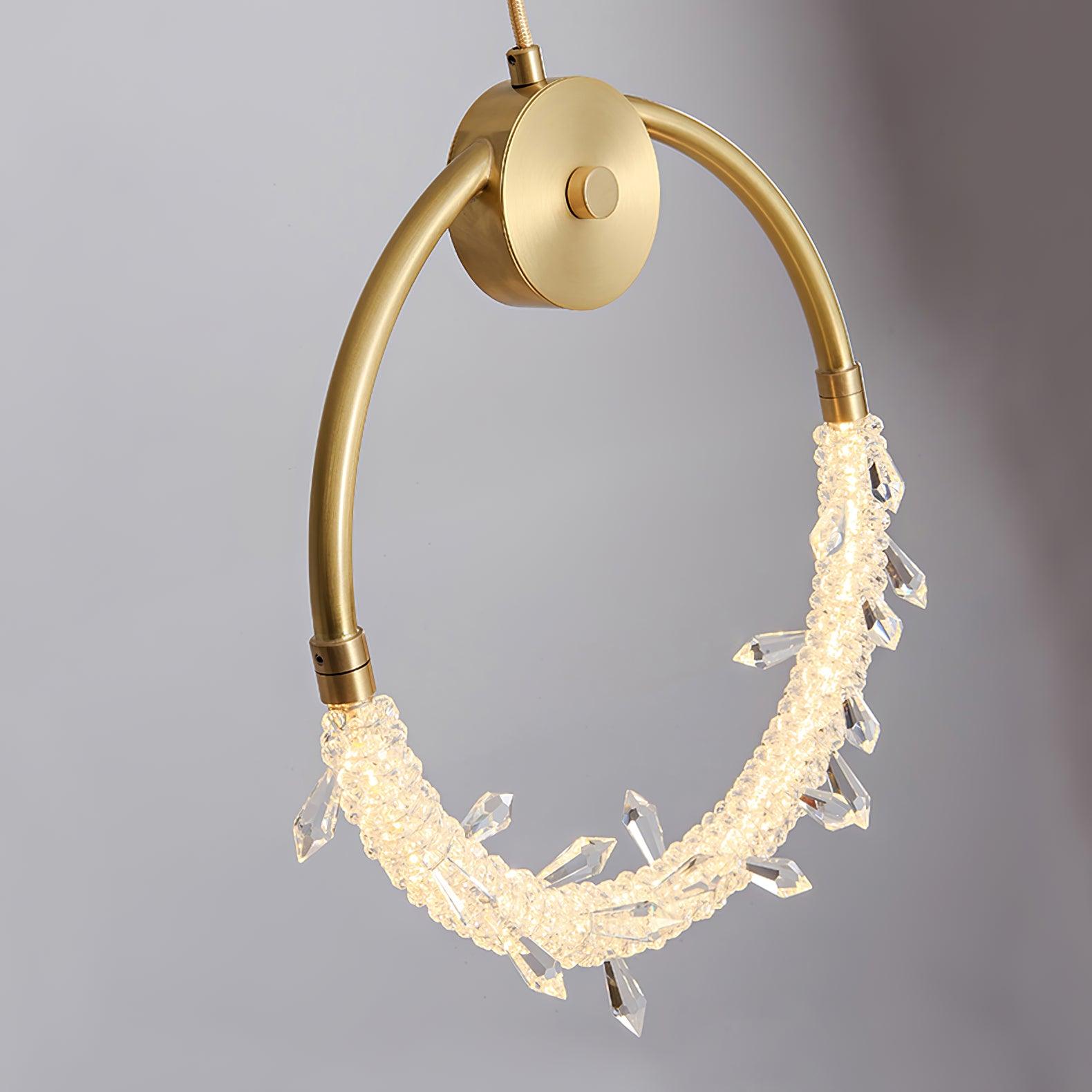 Lustre Elegant Crystal Pendant Light-Neutral Decor