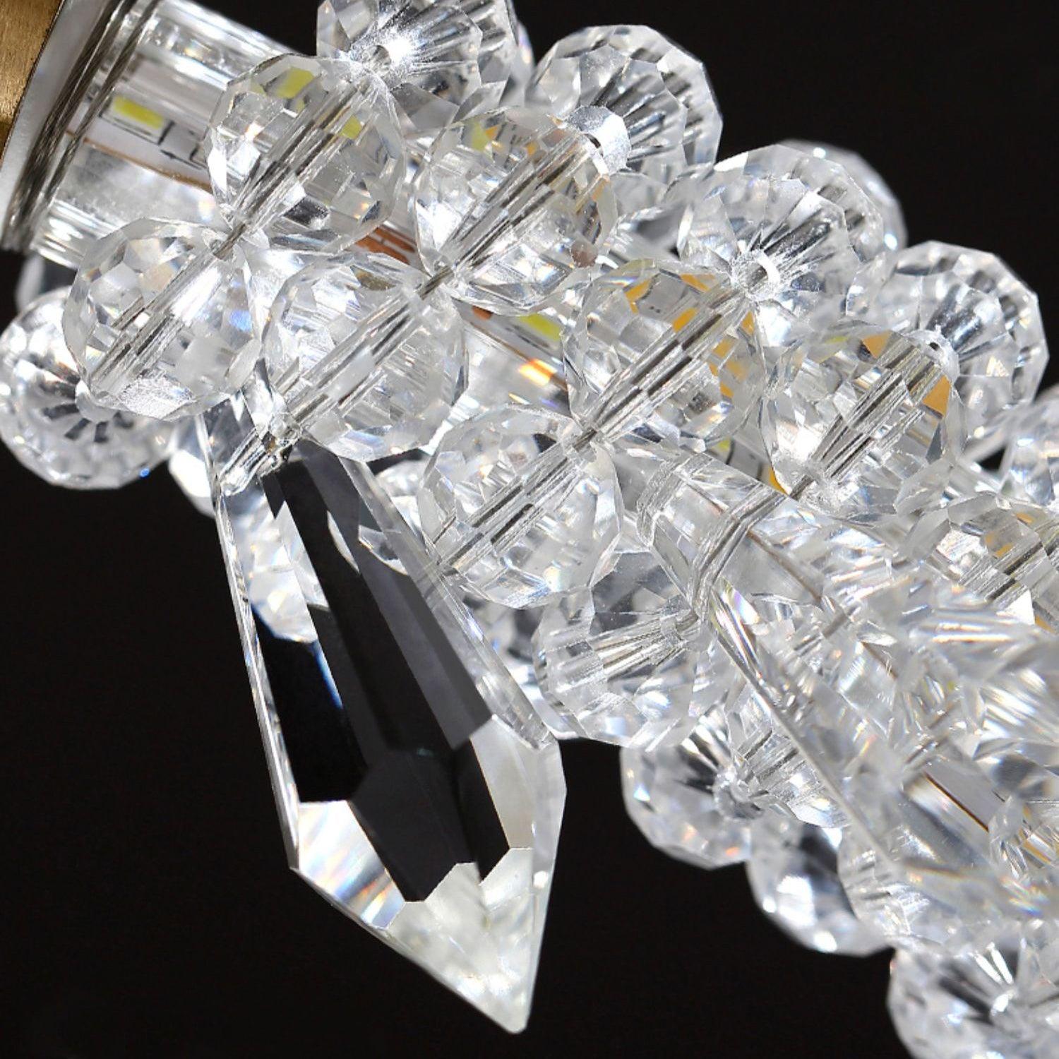 Lustre Elegant Crystal Pendant Light-Neutral Decor
