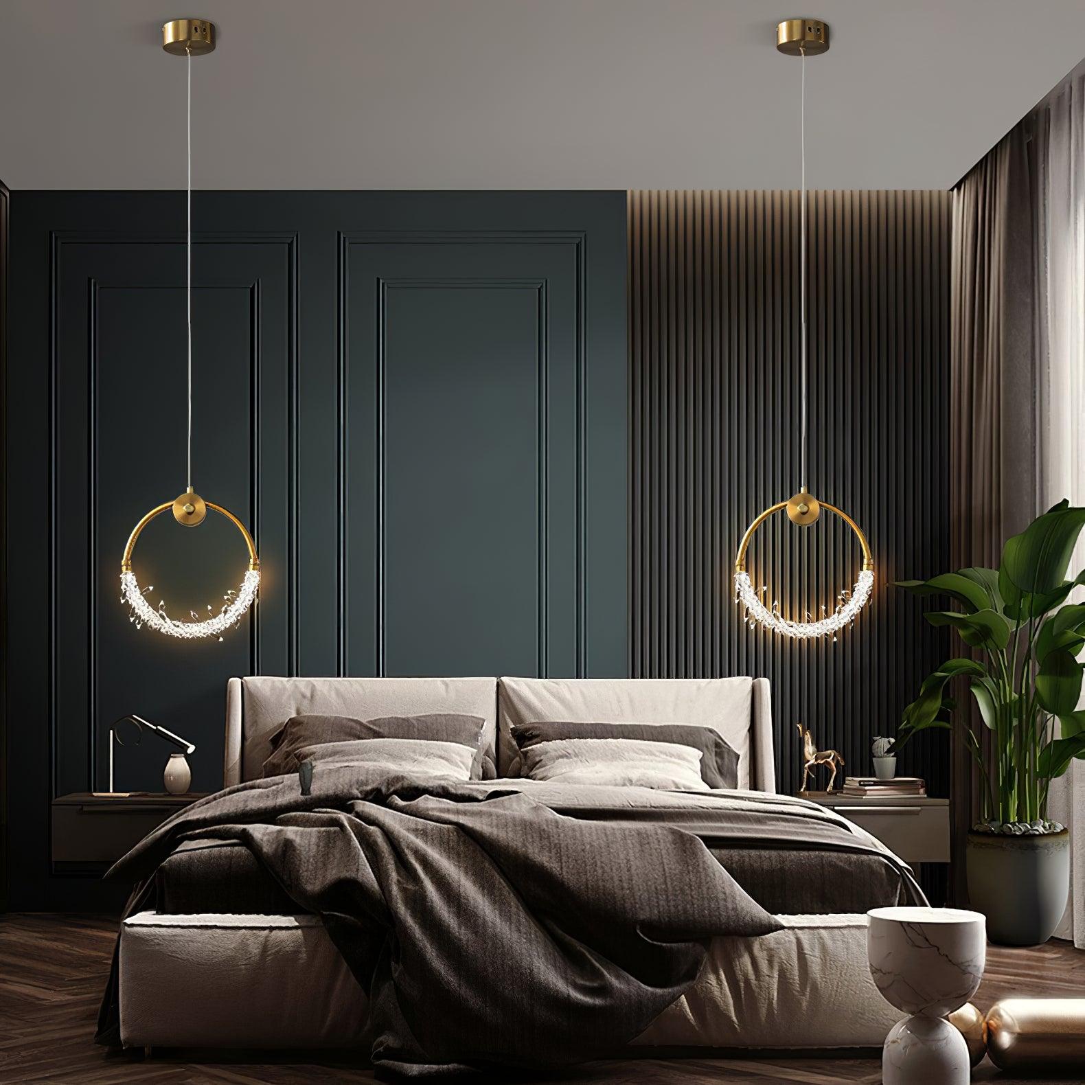 Lustre Elegant Crystal Pendant Light-Neutral Decor