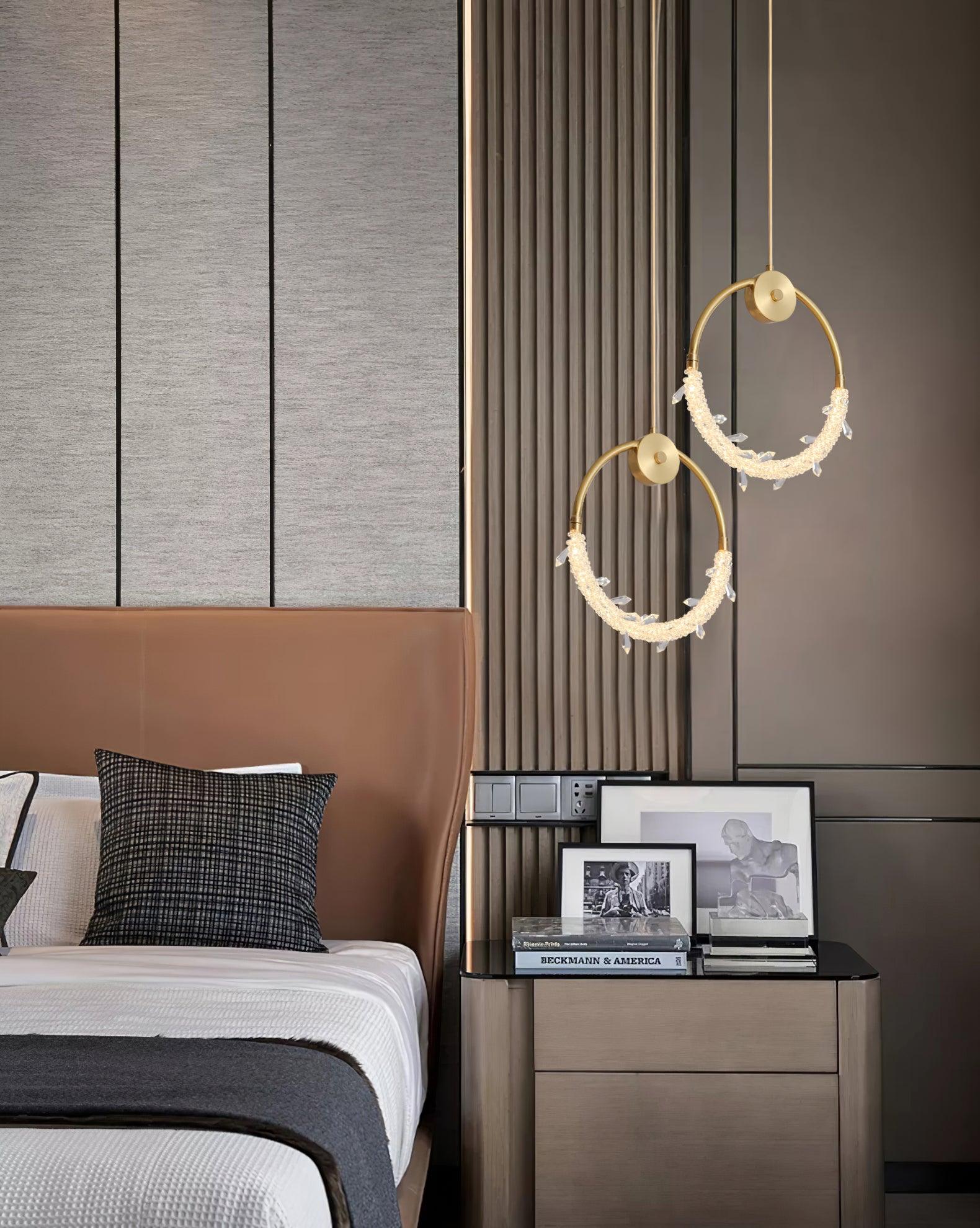 Lustre Elegant Crystal Pendant Light-Neutral Decor