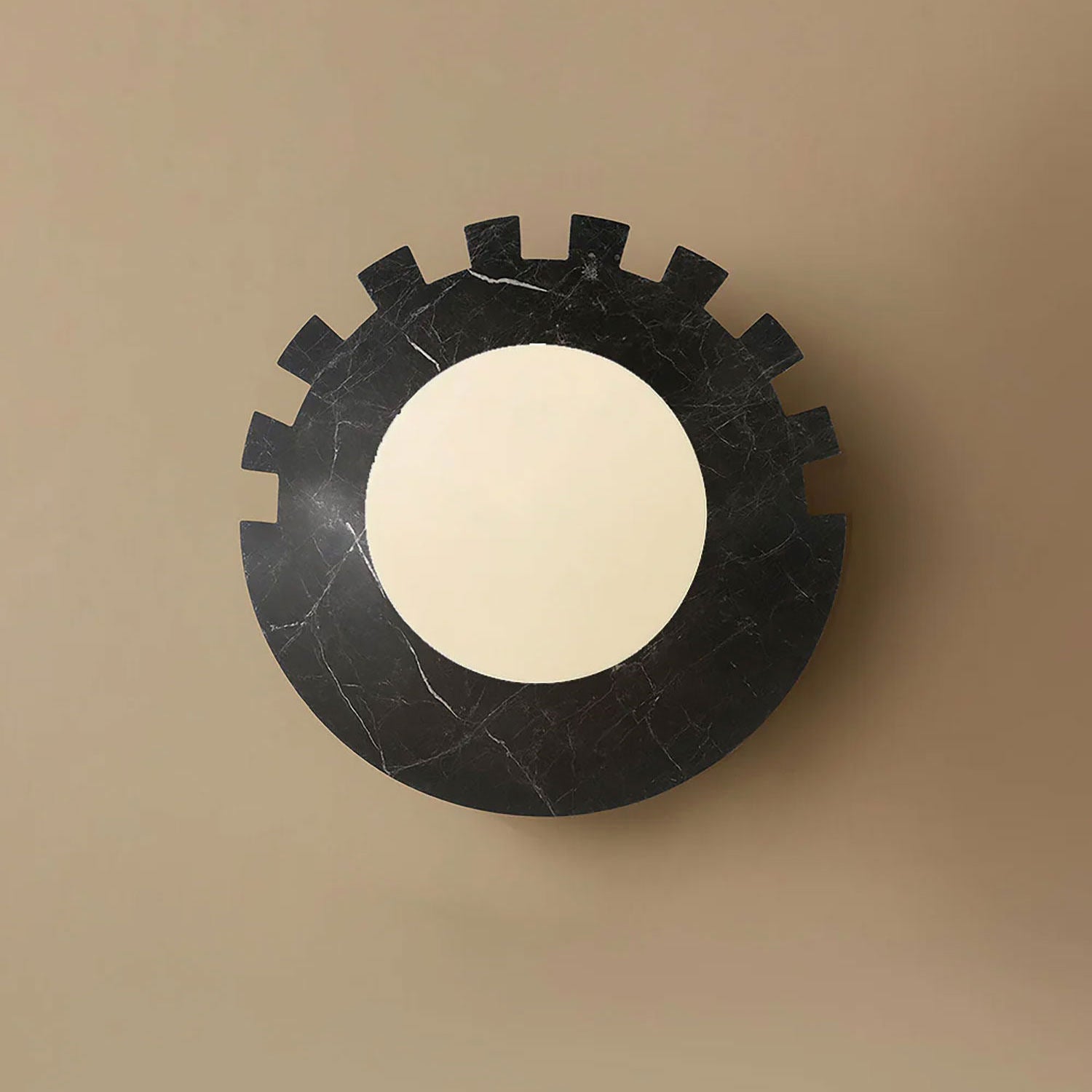Backlit Wall Sconce-Neutral Decor