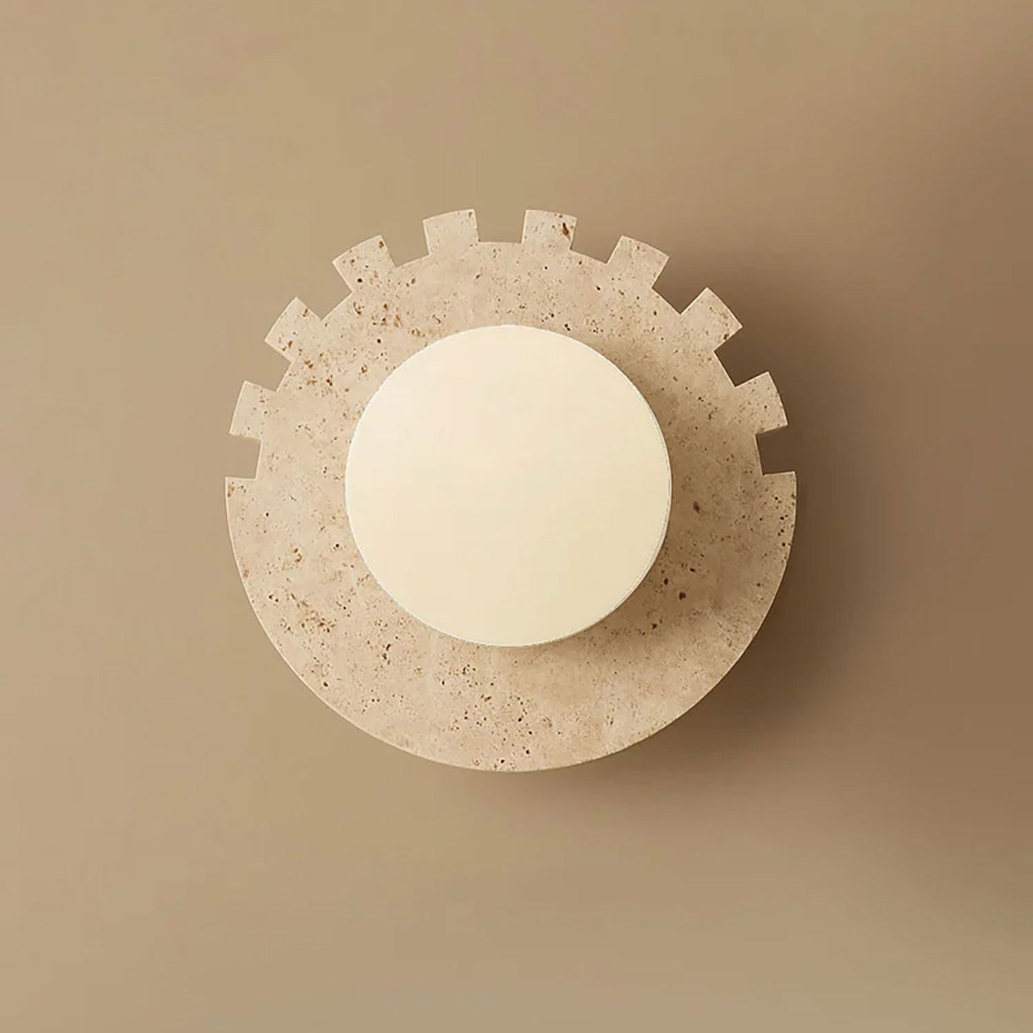 Backlit Wall Sconce-Neutral Decor