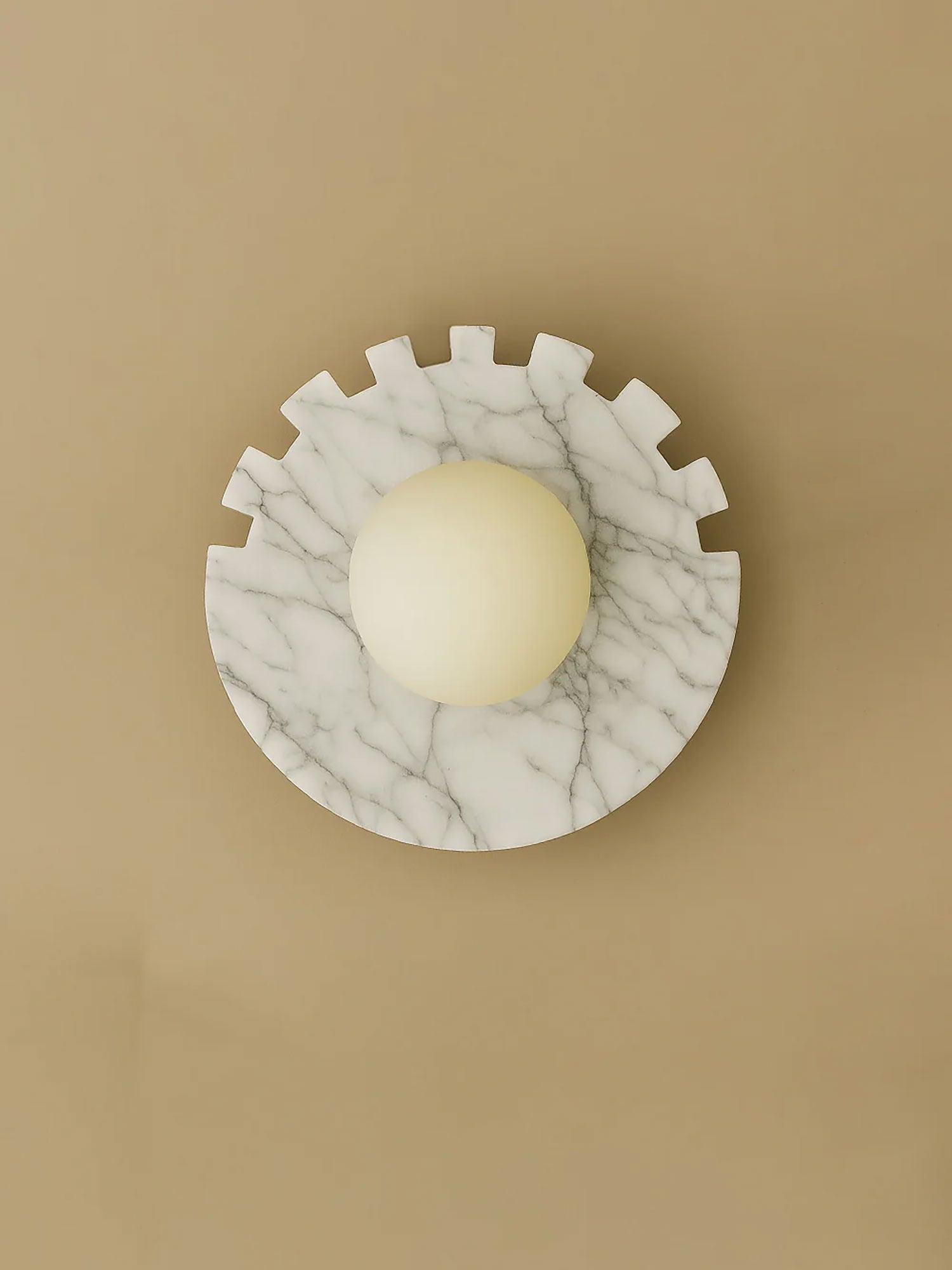 Backlit Wall Sconce-Neutral Decor