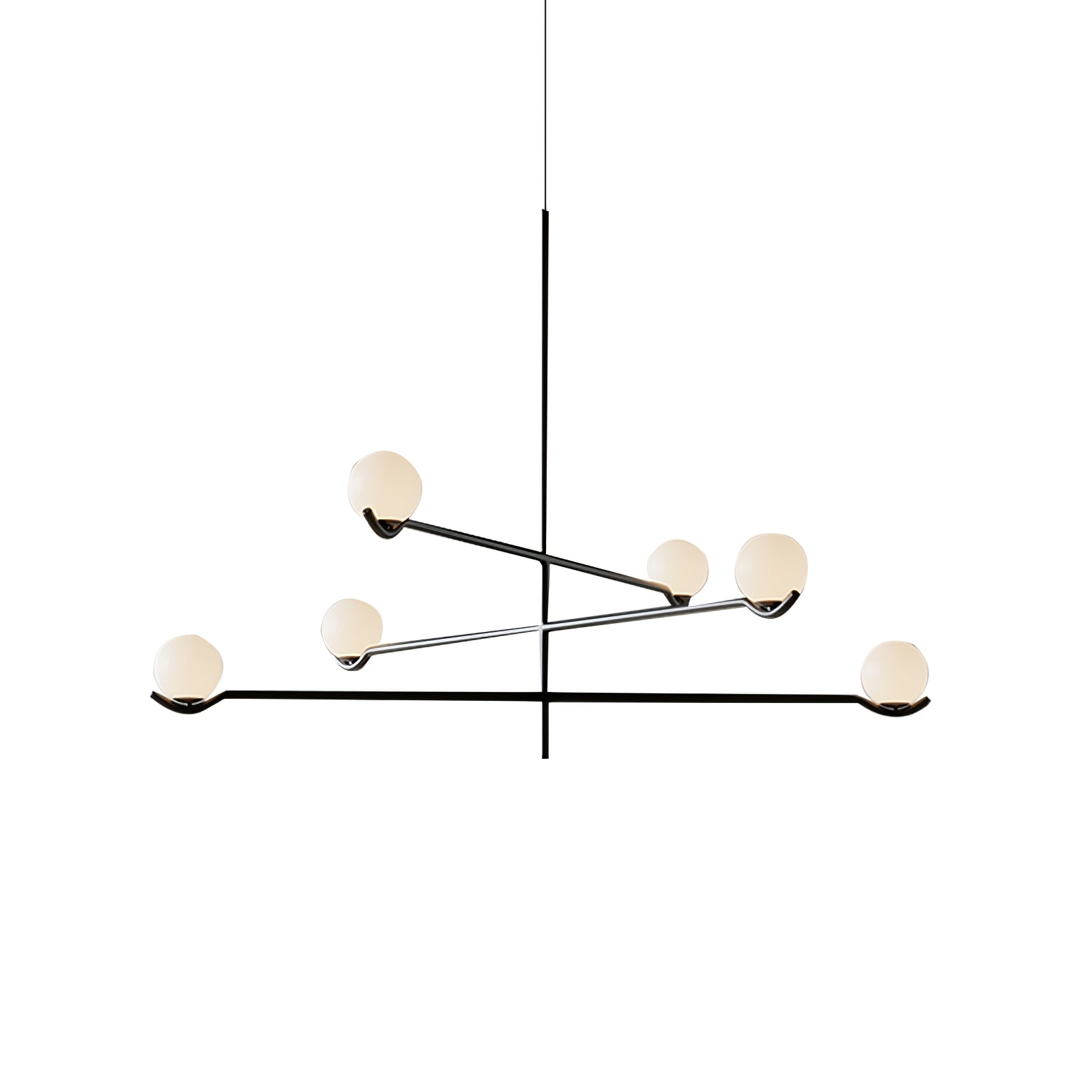 Bora Minimalist Glass Pendant Light-Neutral Decor