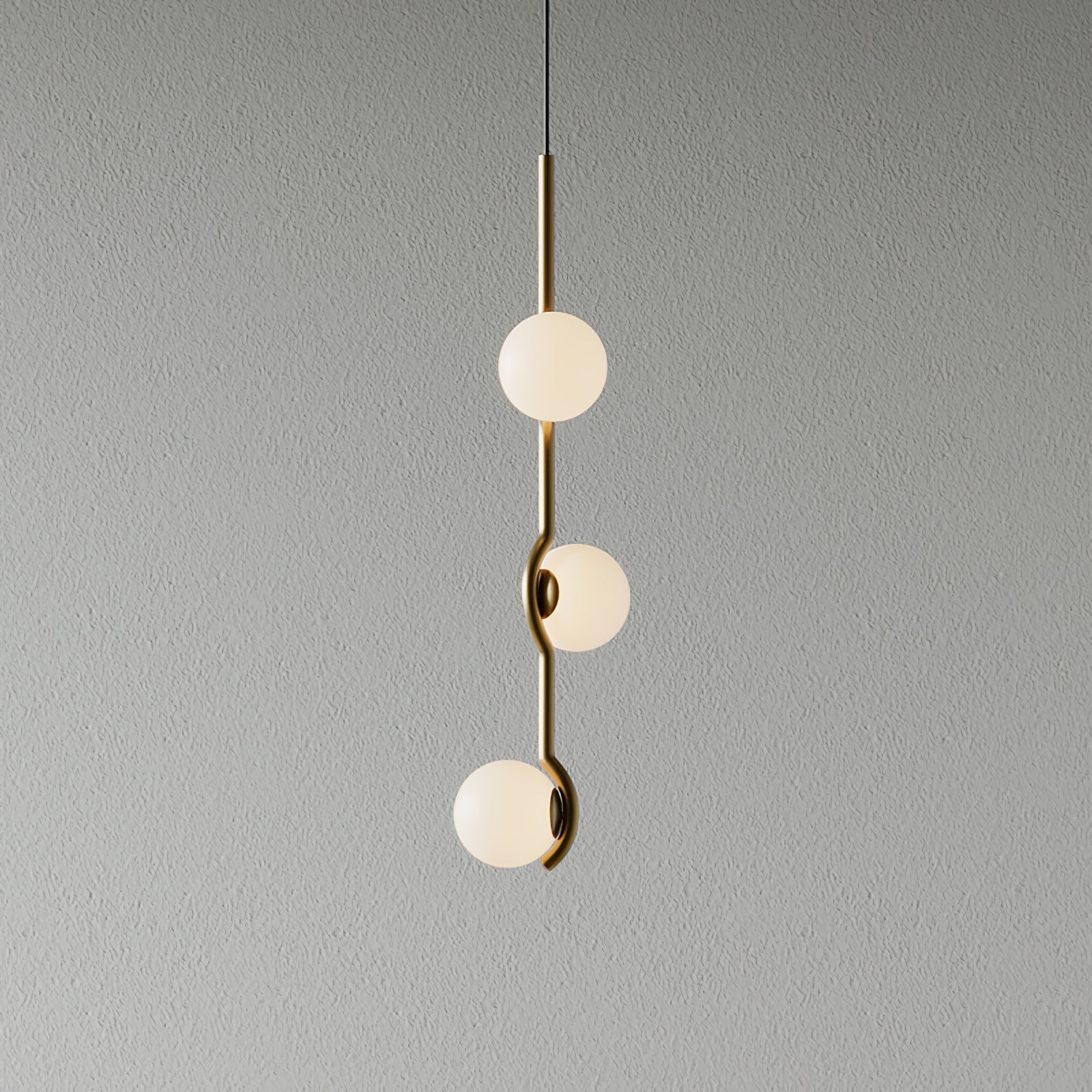 Bora Minimalist Glass Pendant Light-Neutral Decor