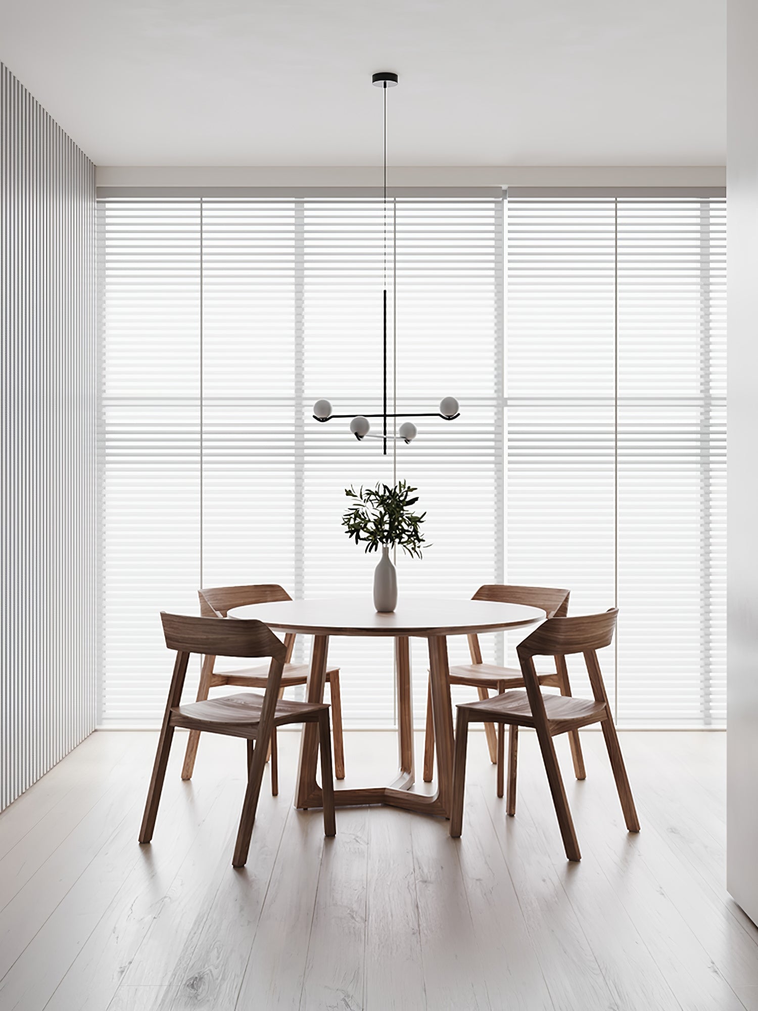 Bora Minimalist Glass Pendant Light-Neutral Decor