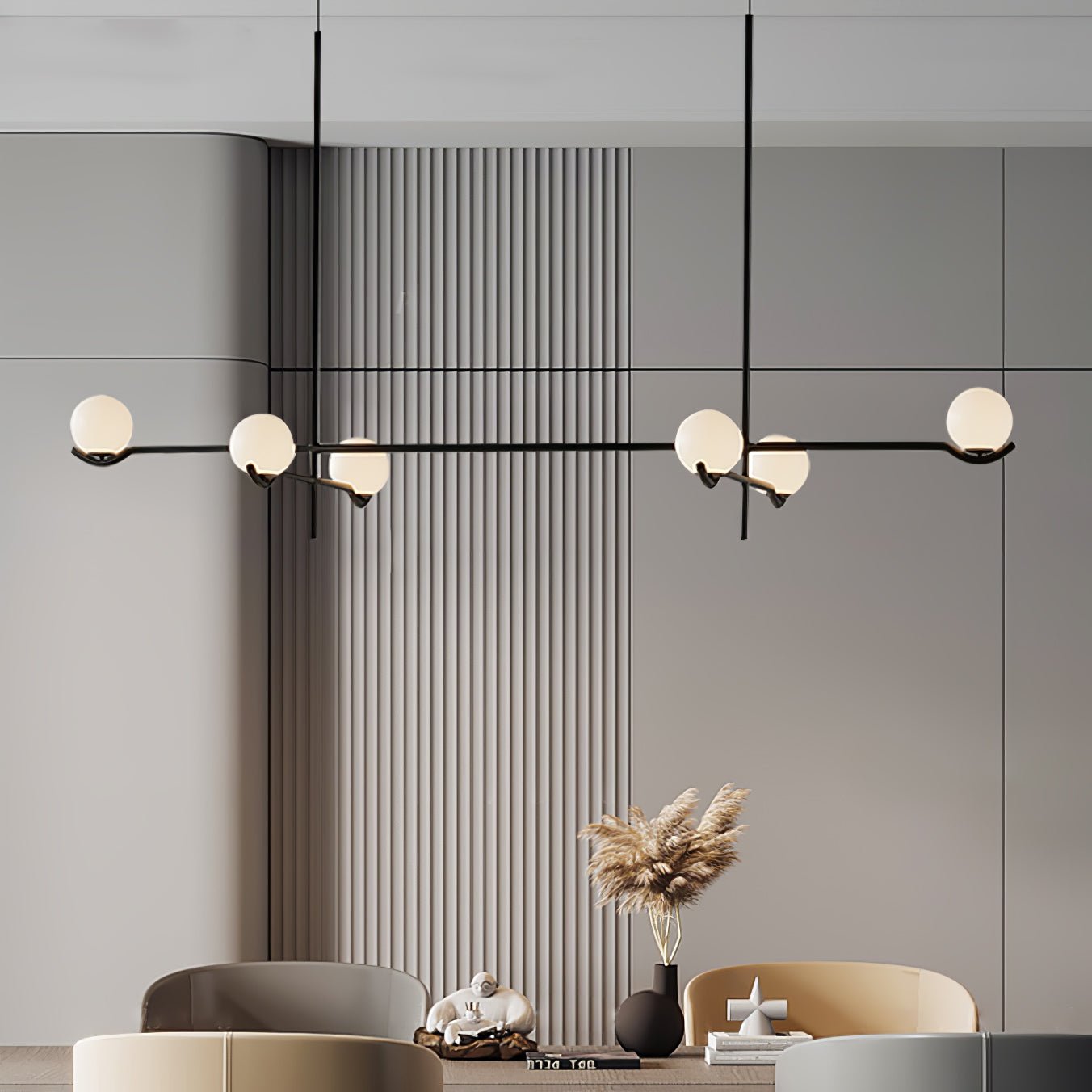 Bora Minimalist Glass Pendant Light-Neutral Decor