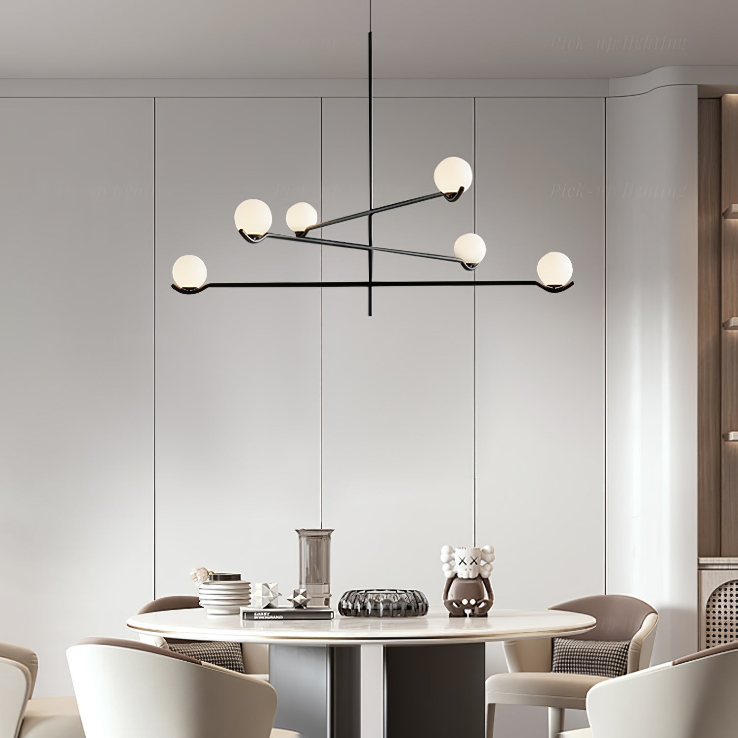 Bora Minimalist Glass Pendant Light-Neutral Decor