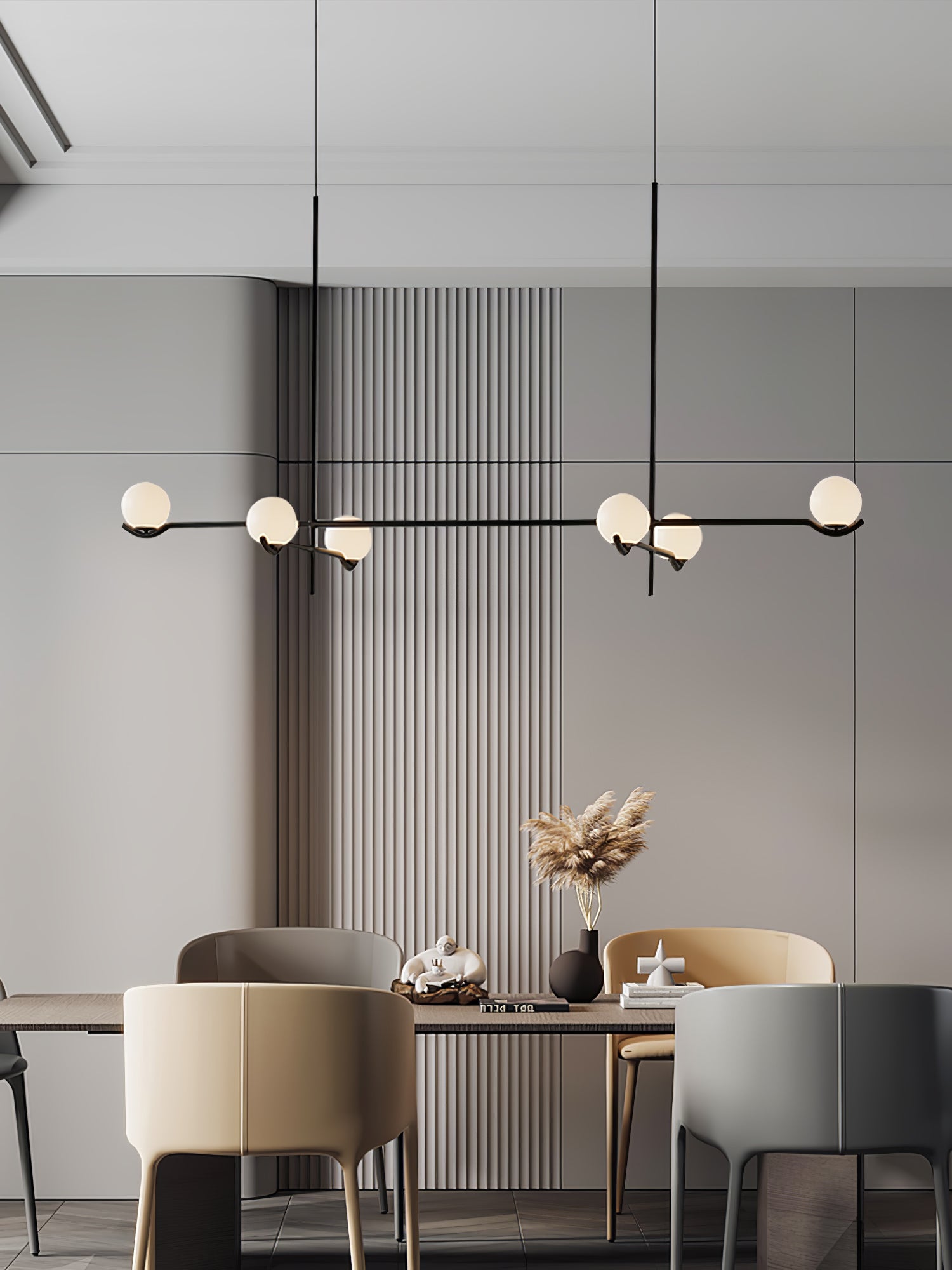 Bora Minimalist Glass Pendant Light-Neutral Decor