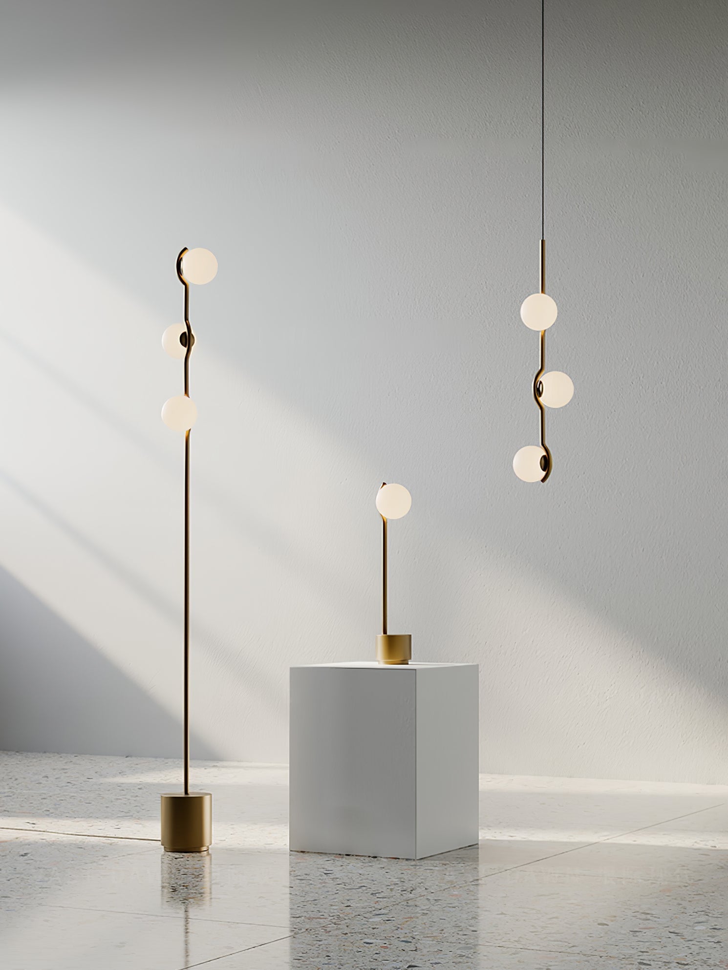 Bora Minimalist Glass Pendant Light-Neutral Decor