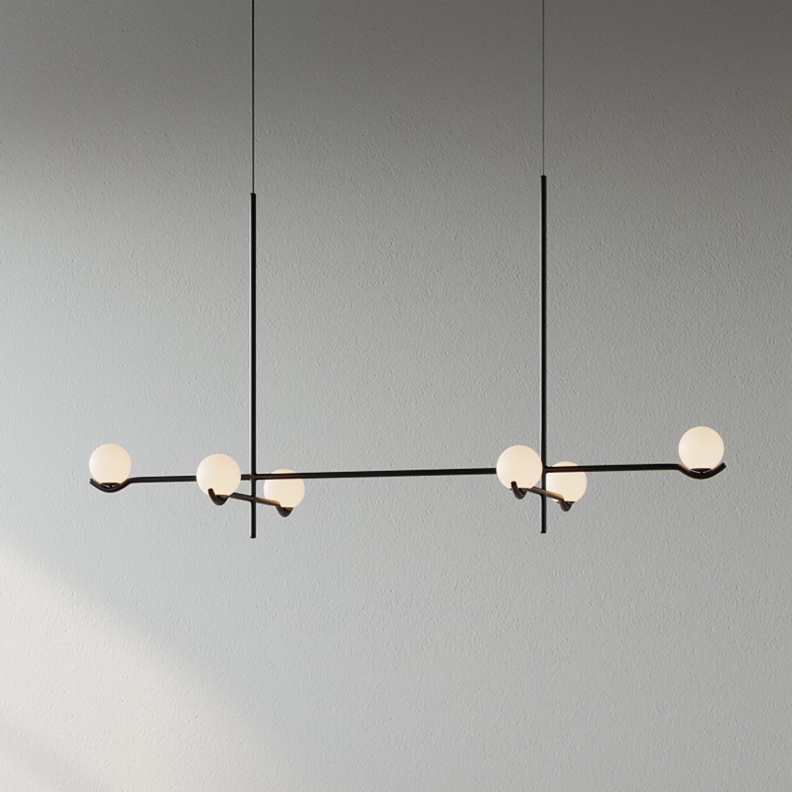 Bora Minimalist Glass Pendant Light-Neutral Decor