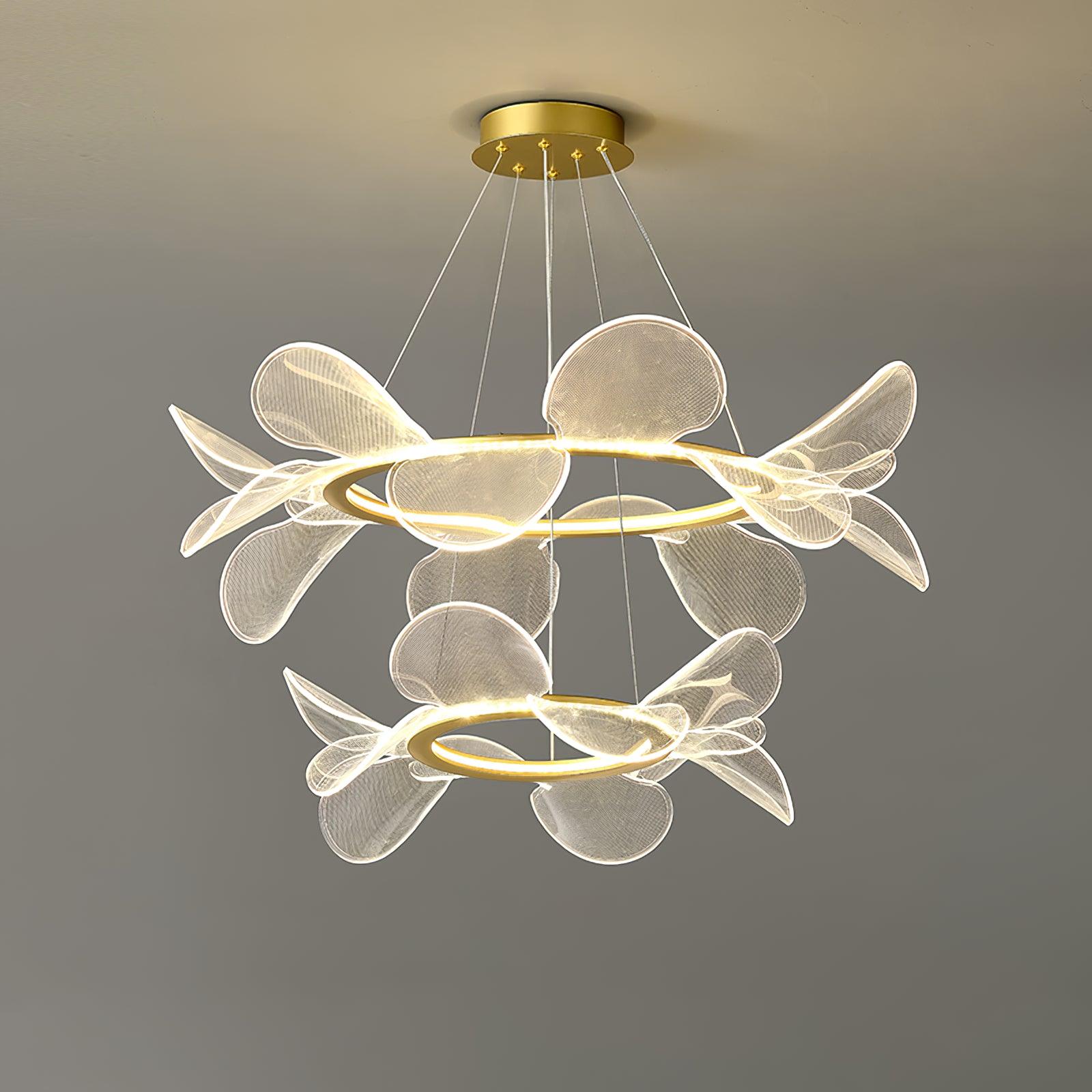 Lustra Chandelier Bain Flying Flowers Acrylic-Neutral Decor