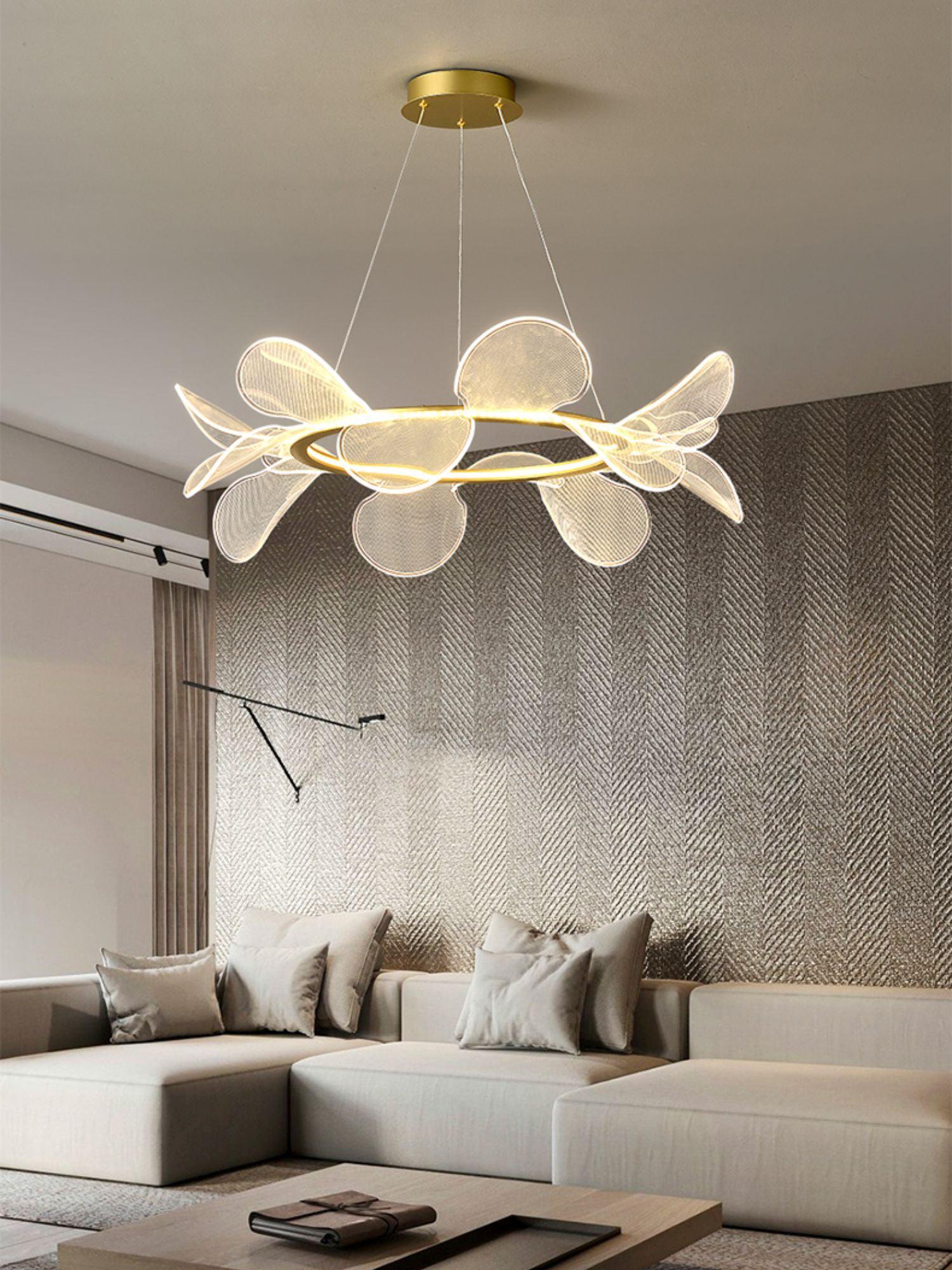 Lustra Chandelier Bain Flying Flowers Acrylic-Neutral Decor