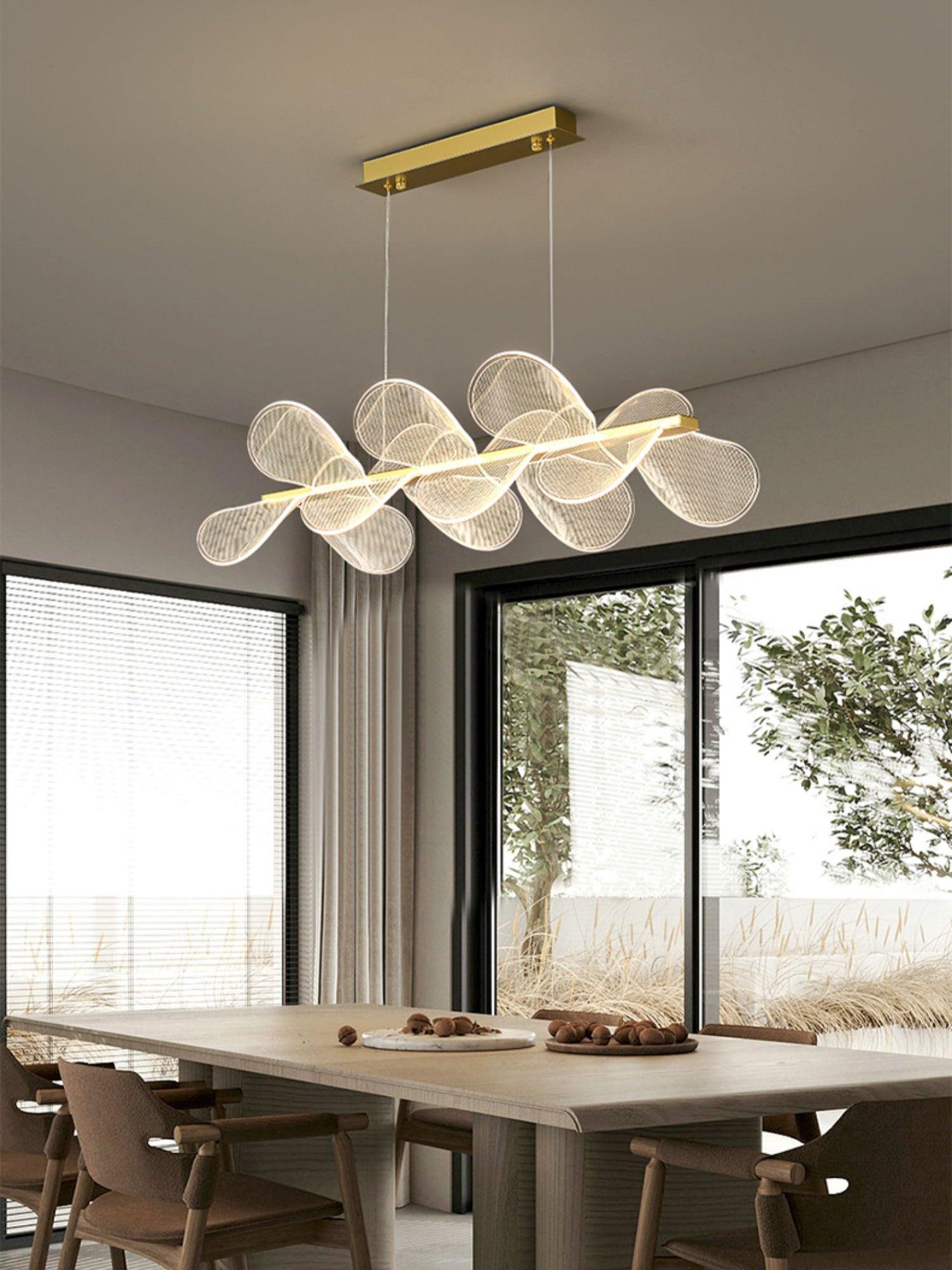 Lustra Chandelier Bain Flying Flowers Acrylic-Neutral Decor