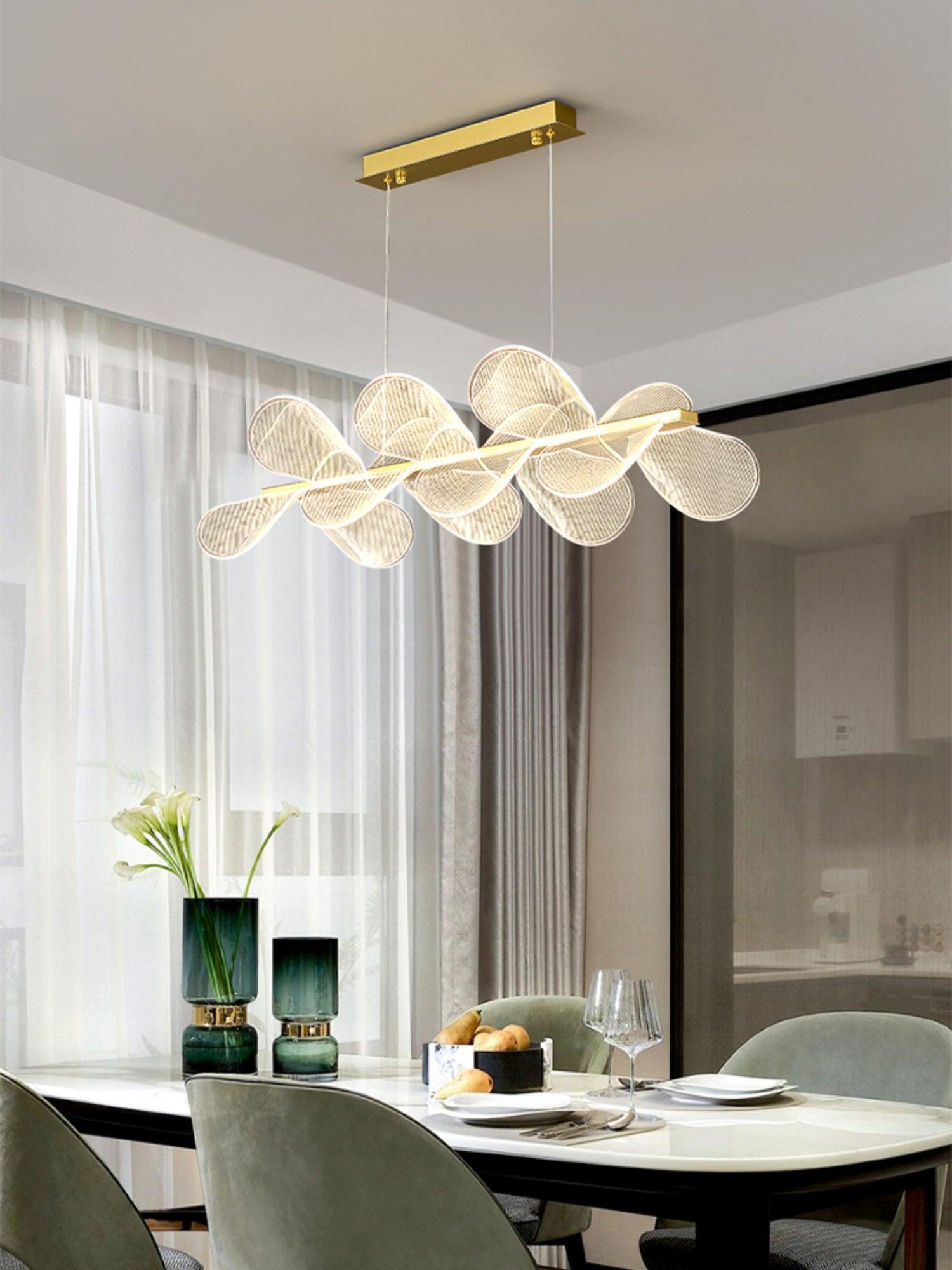 Lustra Chandelier Bain Flying Flowers Acrylic-Neutral Decor
