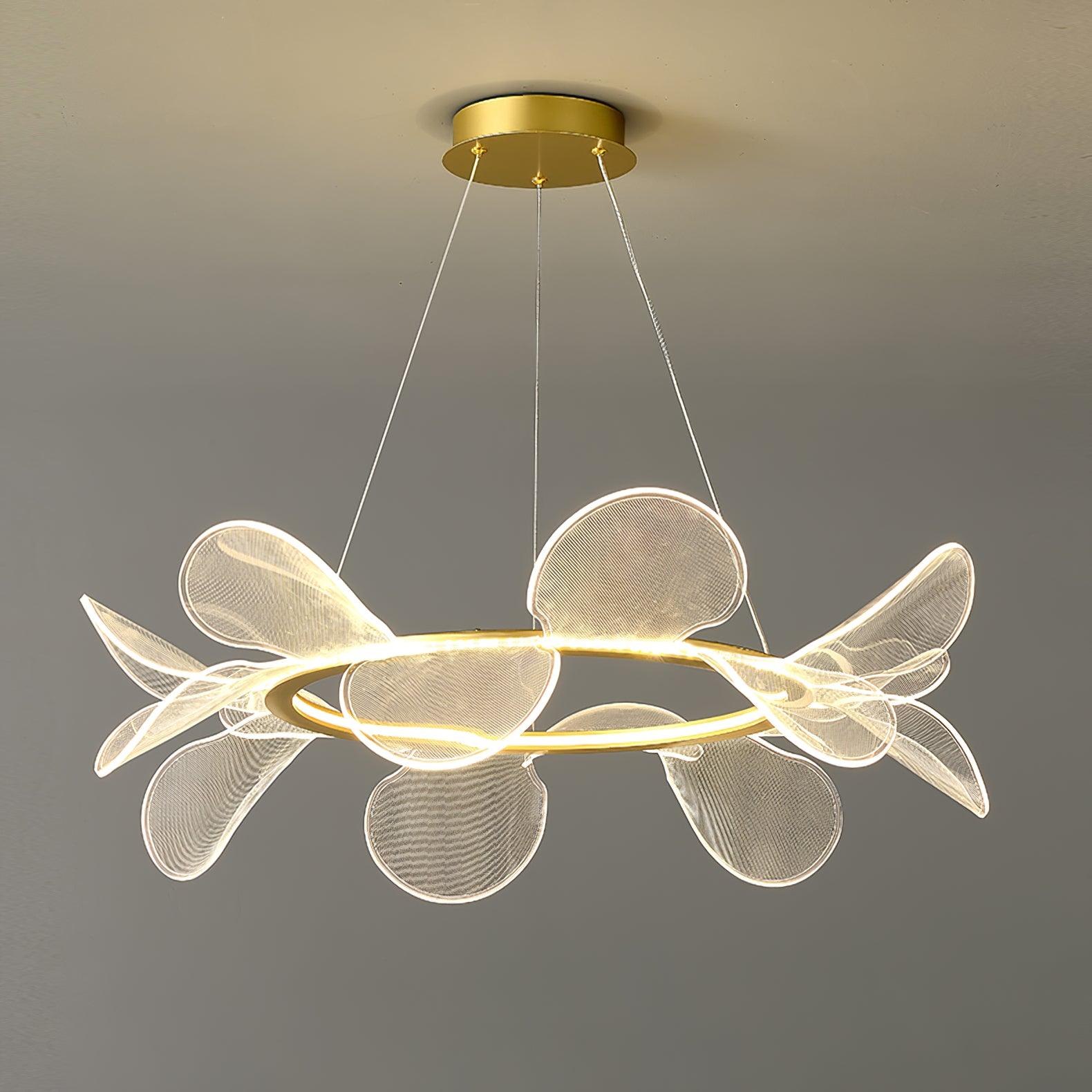 Lustra Chandelier Bain Flying Flowers Acrylic-Neutral Decor