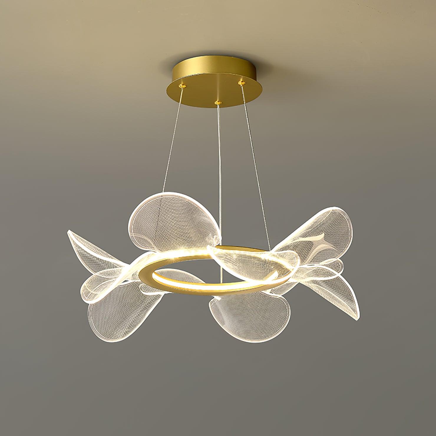 Lustra Chandelier Bain Flying Flowers Acrylic-Neutral Decor