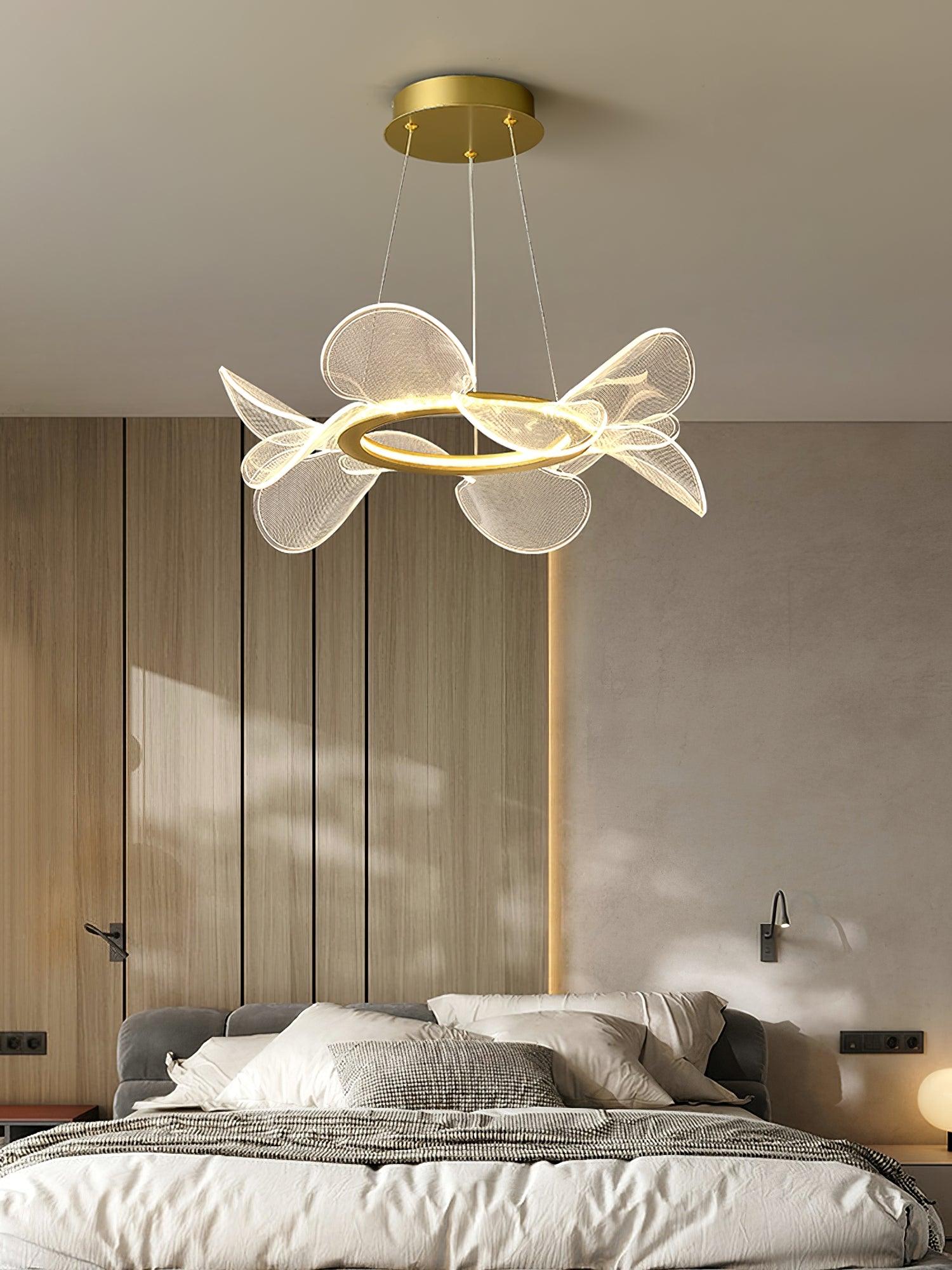 Lustra Chandelier Bain Flying Flowers Acrylic-Neutral Decor