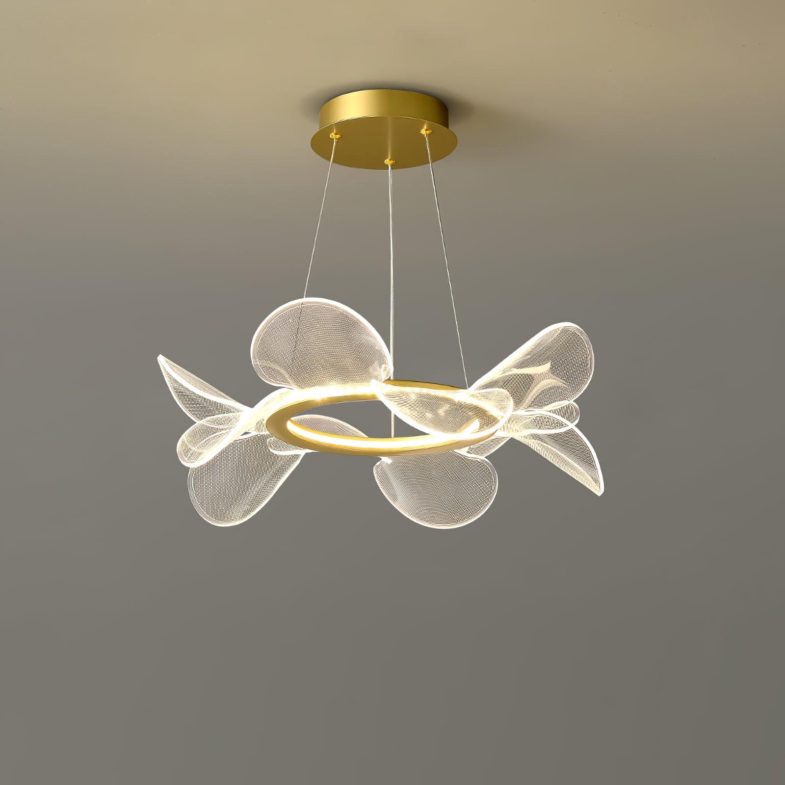 Lustra Chandelier Bain Flying Flowers Acrylic-Neutral Decor