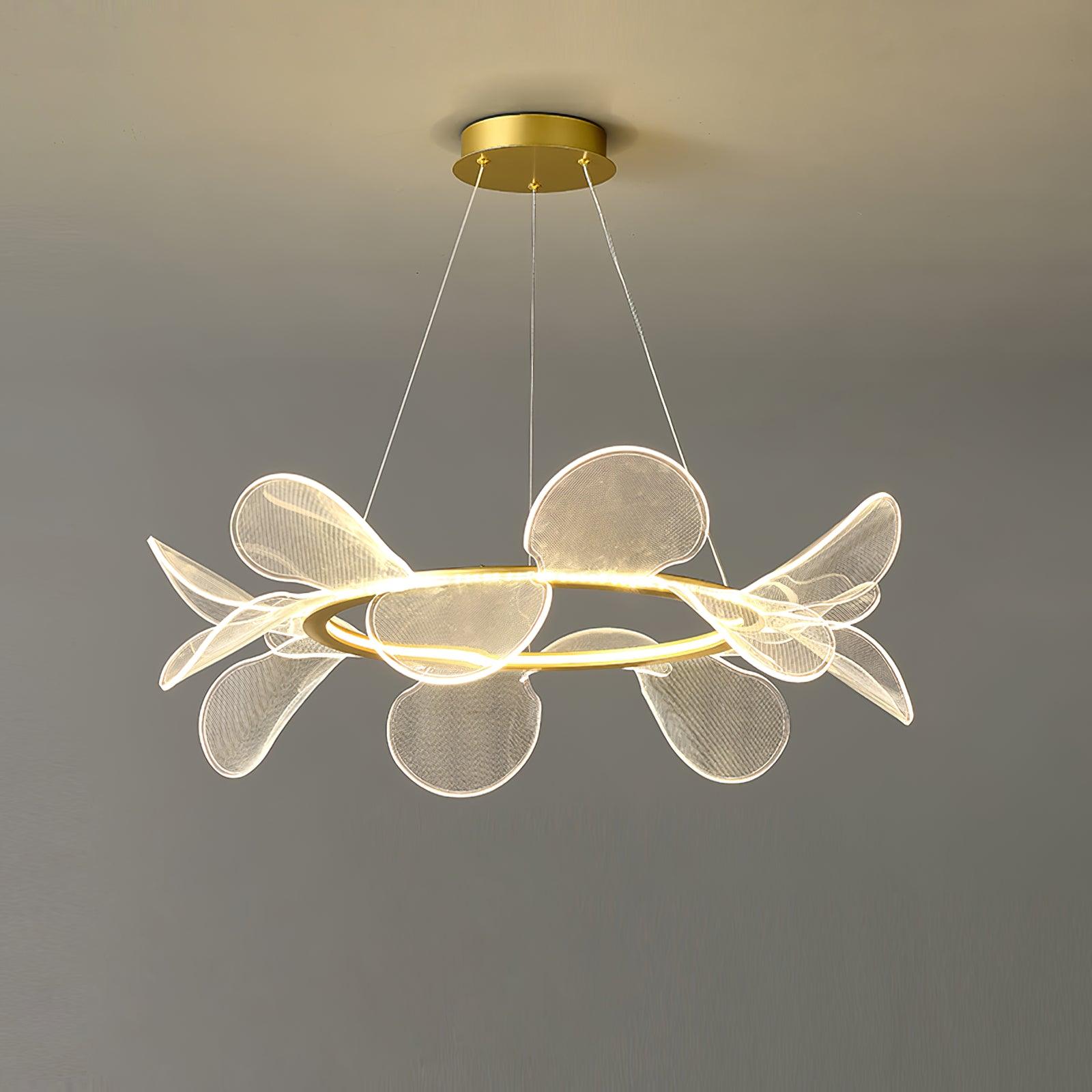 Lustra Chandelier Bain Flying Flowers Acrylic-Neutral Decor