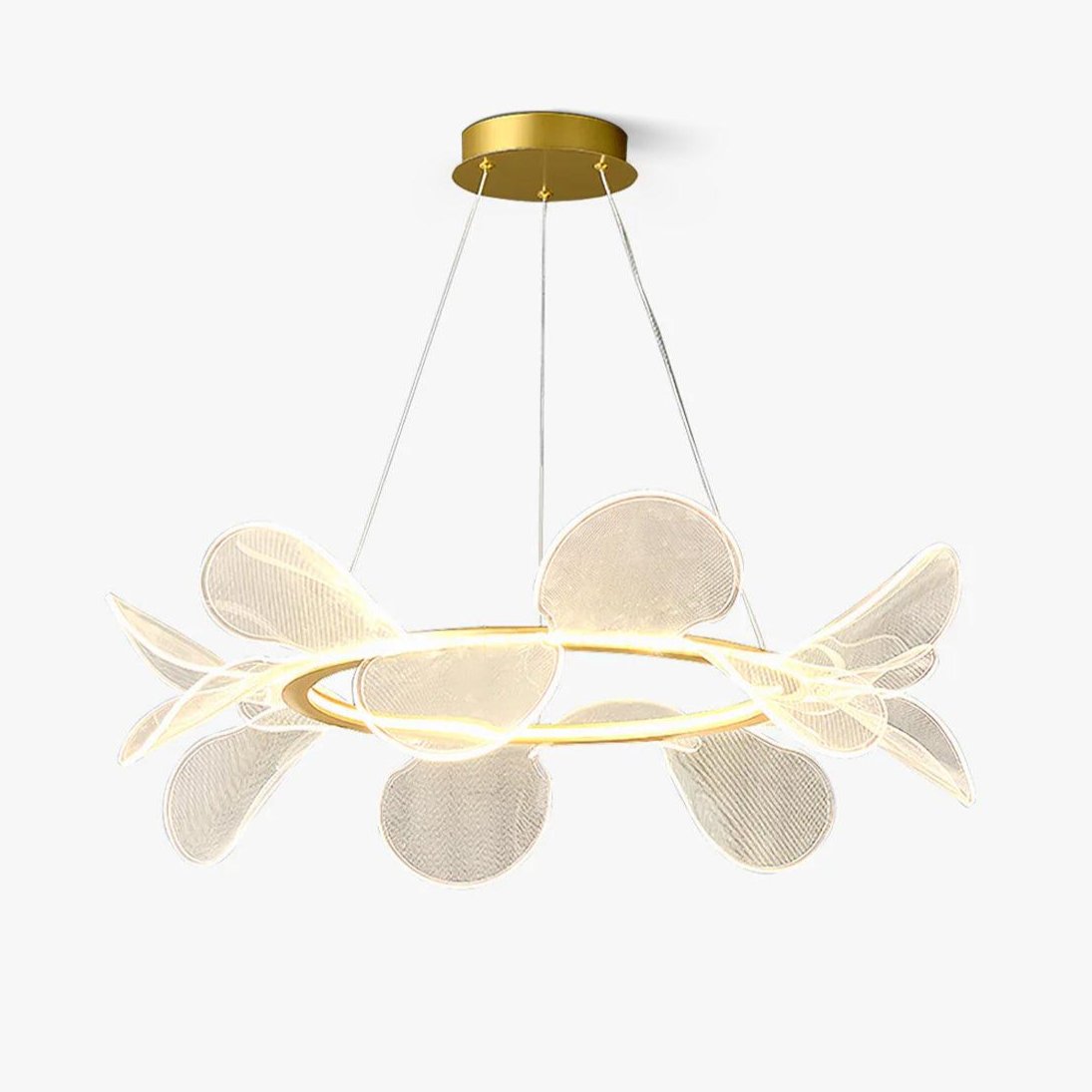 Lustra Chandelier Bain Flying Flowers Acrylic-Neutral Decor