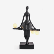 Balance Glow Sculpture Lamp-Neutral Decor