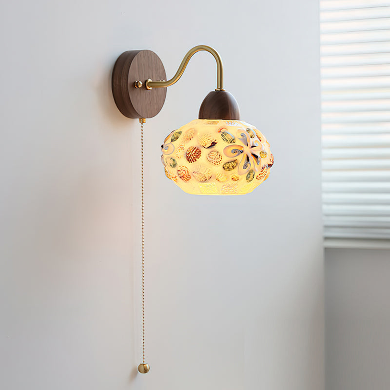 Model A of the Balcony Wall Lamp, showcasing its specific mosaic pattern.