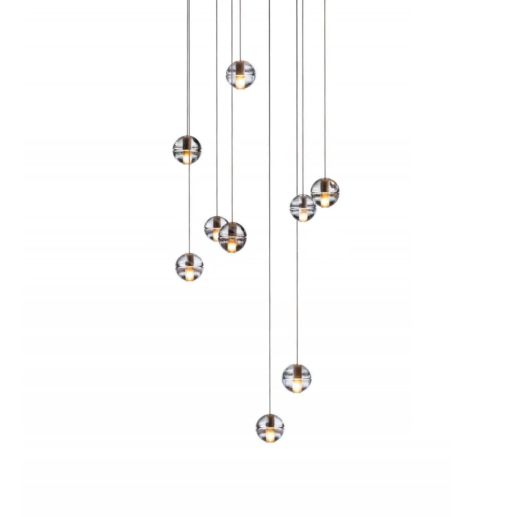 Crystal Bubbles Balls Pendant Lamp-Neutral Decor