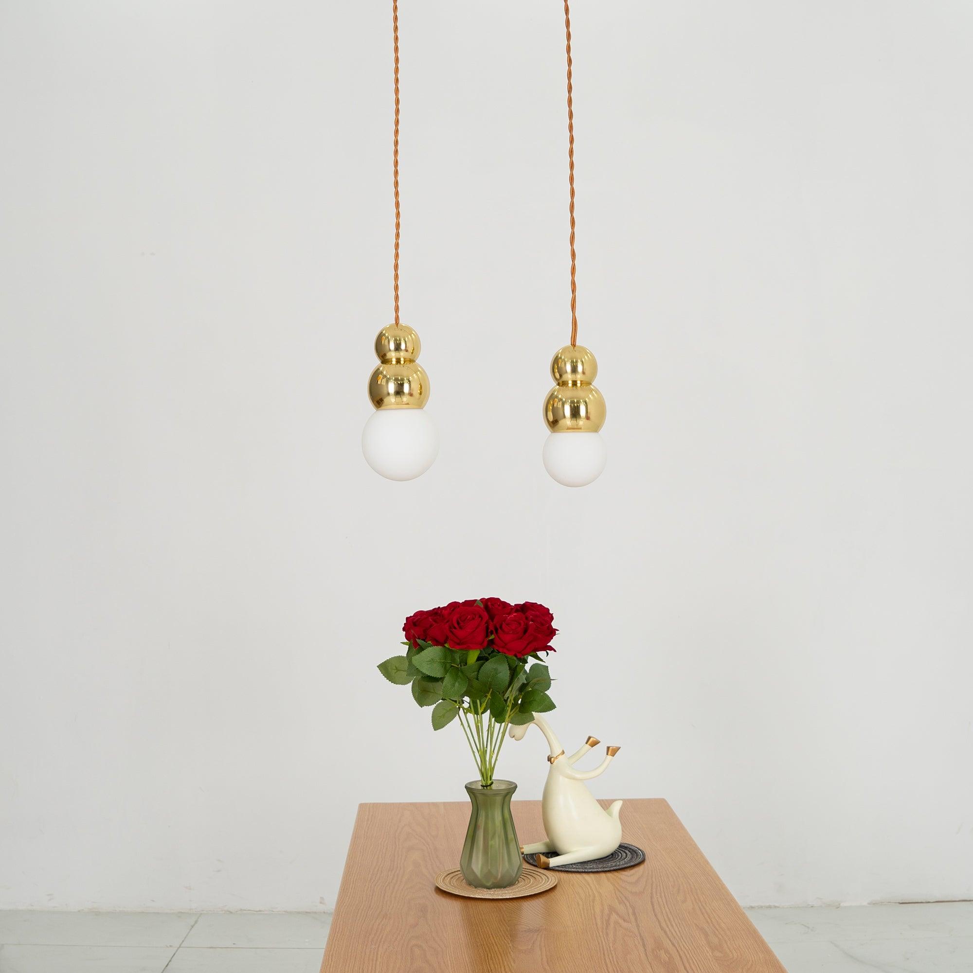 Bubbly Modern Glass Pendant Light-Neutral Decor