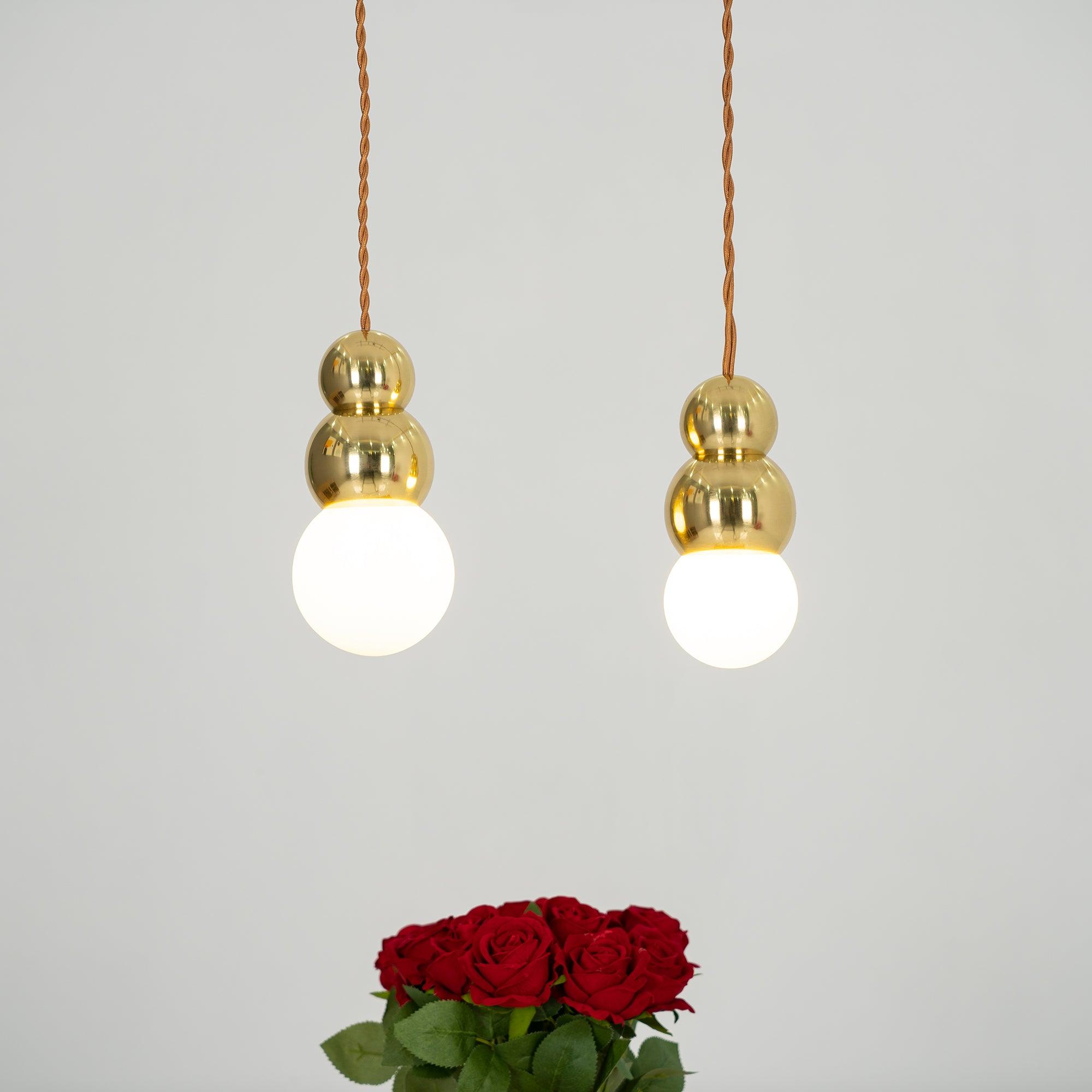Bubbly Modern Glass Pendant Light-Neutral Decor