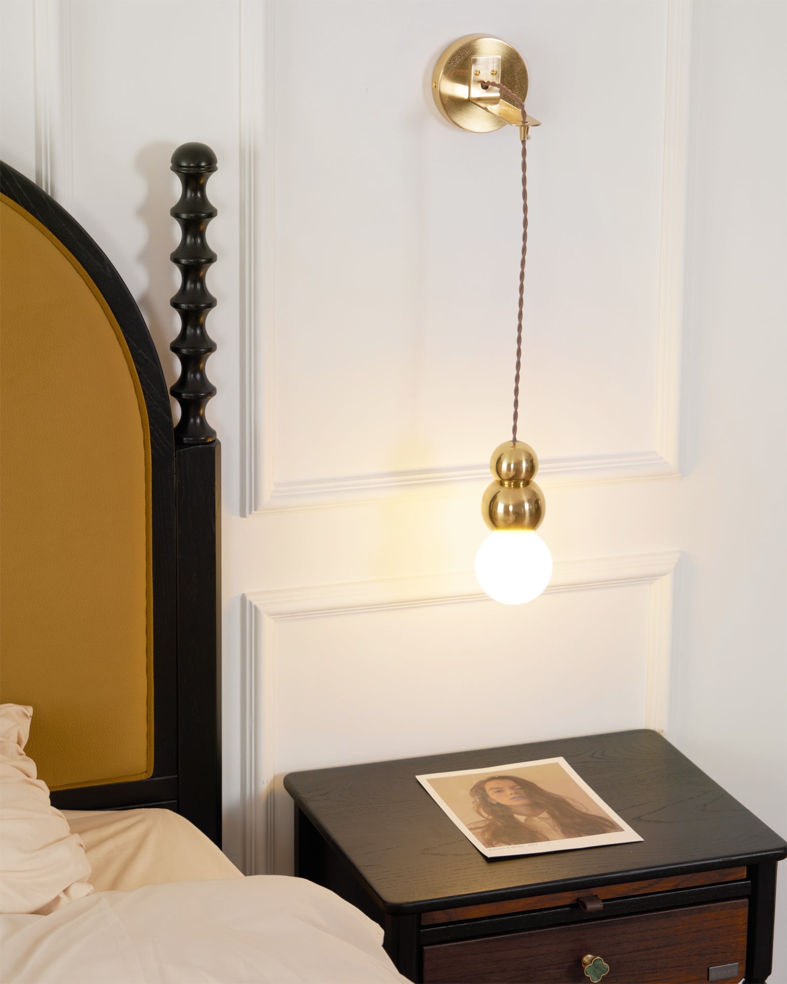 Cin Ball Series Glass Wall Light-Neutral Decor