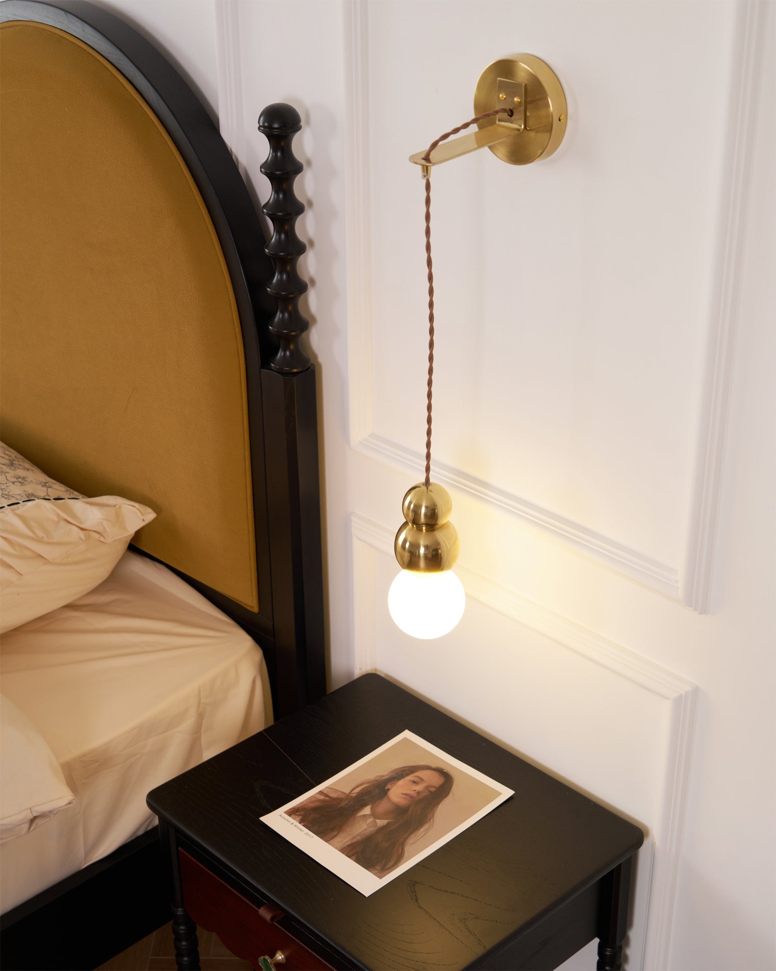 Cin Ball Series Glass Wall Light-Neutral Decor
