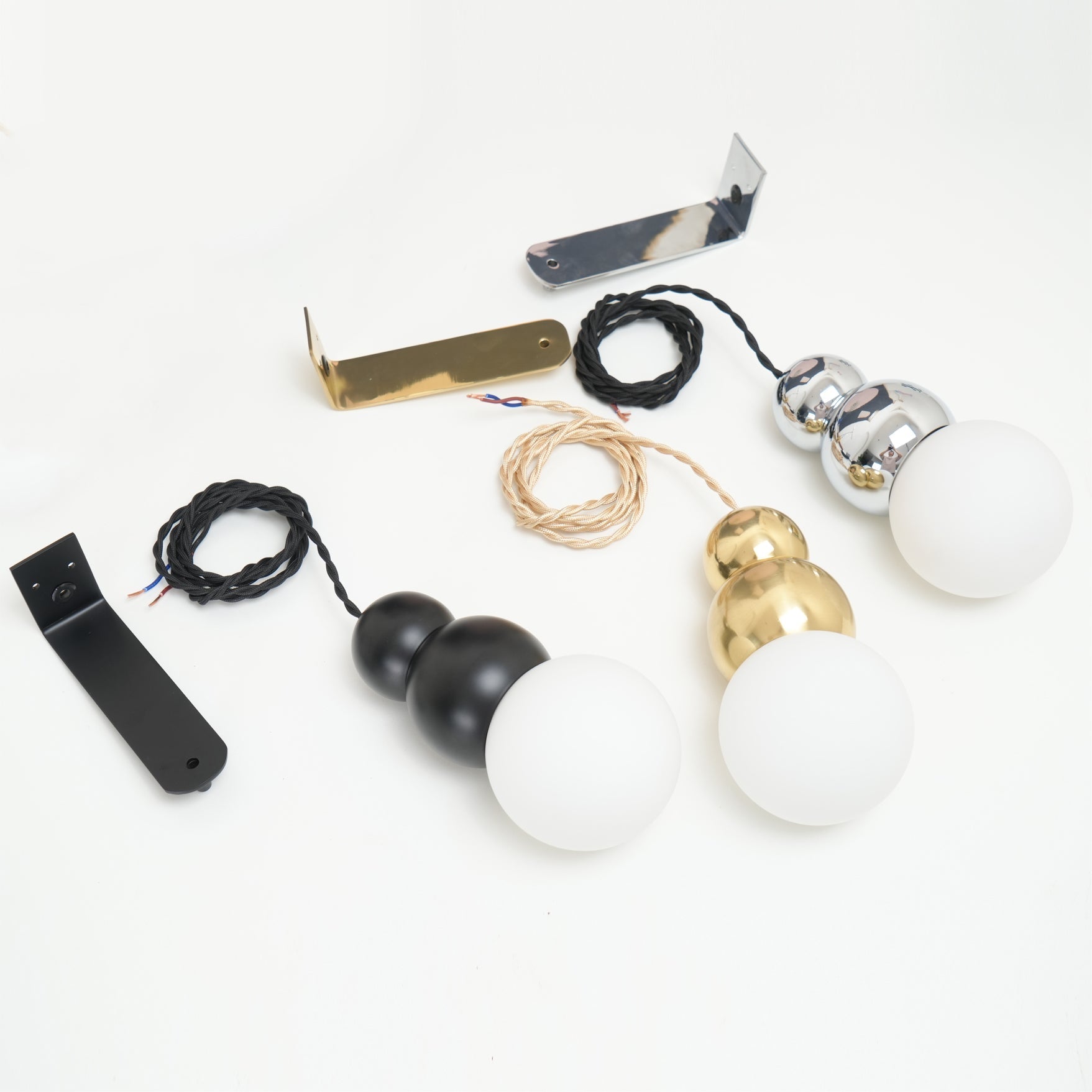 Cin Ball Series Glass Wall Light-Neutral Decor