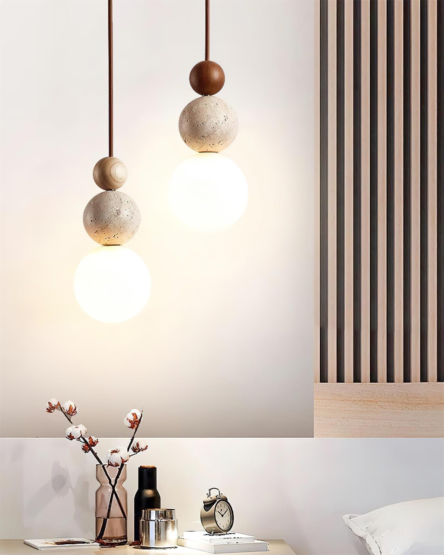 Ball Travertine Pendant Lamp