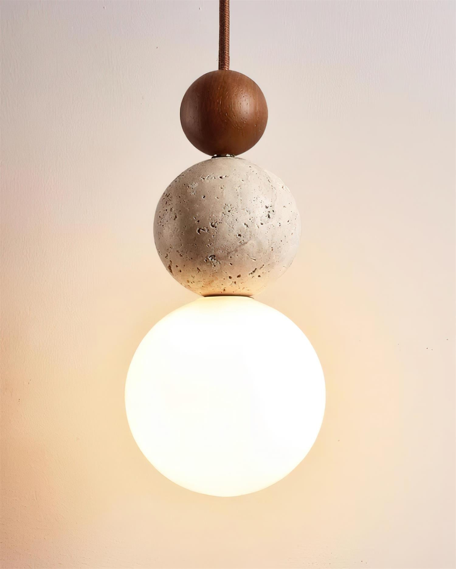 Ball Travertine Pendant Lamp