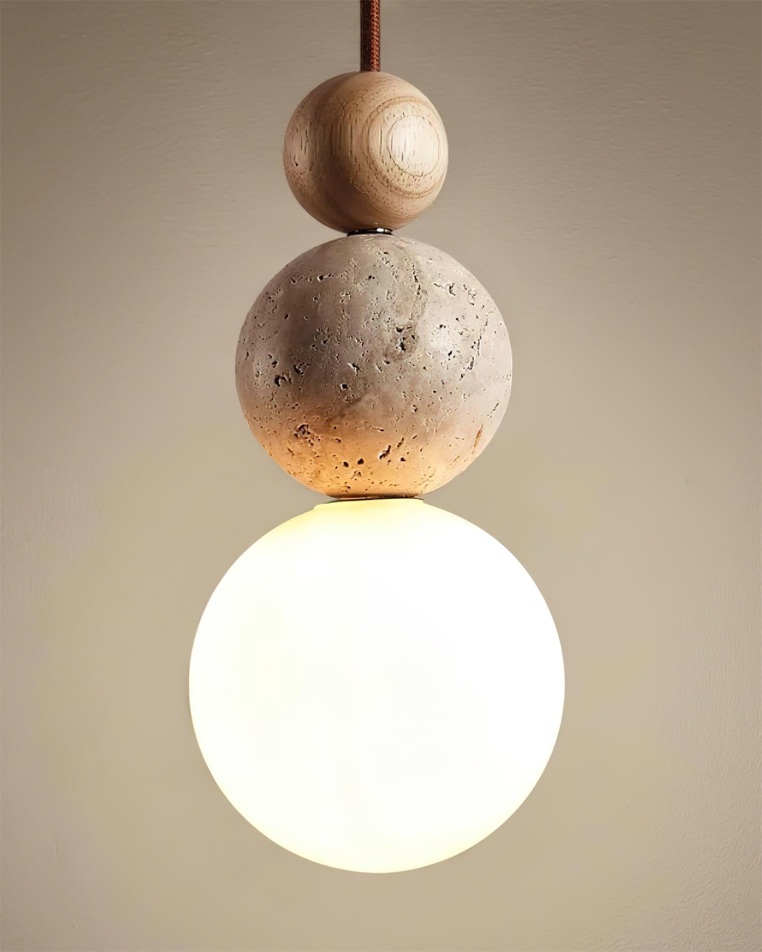 Ball Travertine Pendant Lamp