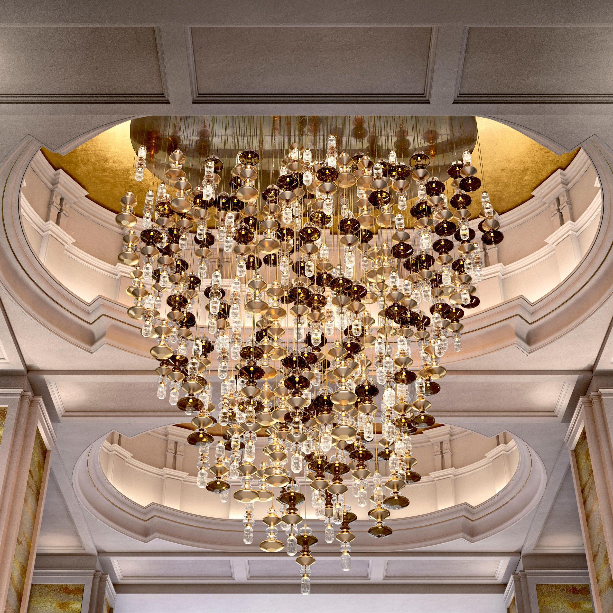 Ralenis Glass Light Luxury Pendant Lamp-Neutral Decor