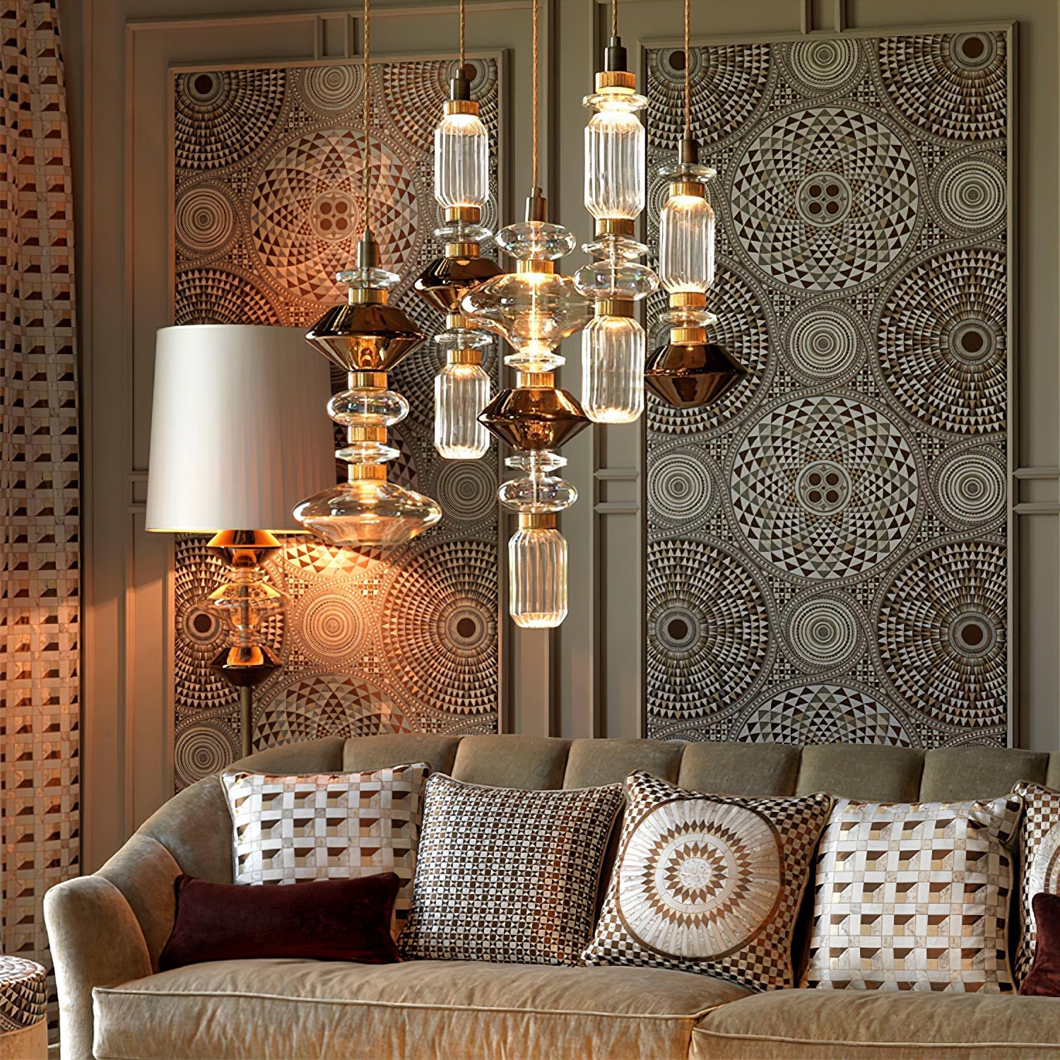 Ralenis Glass Light Luxury Pendant Lamp-Neutral Decor