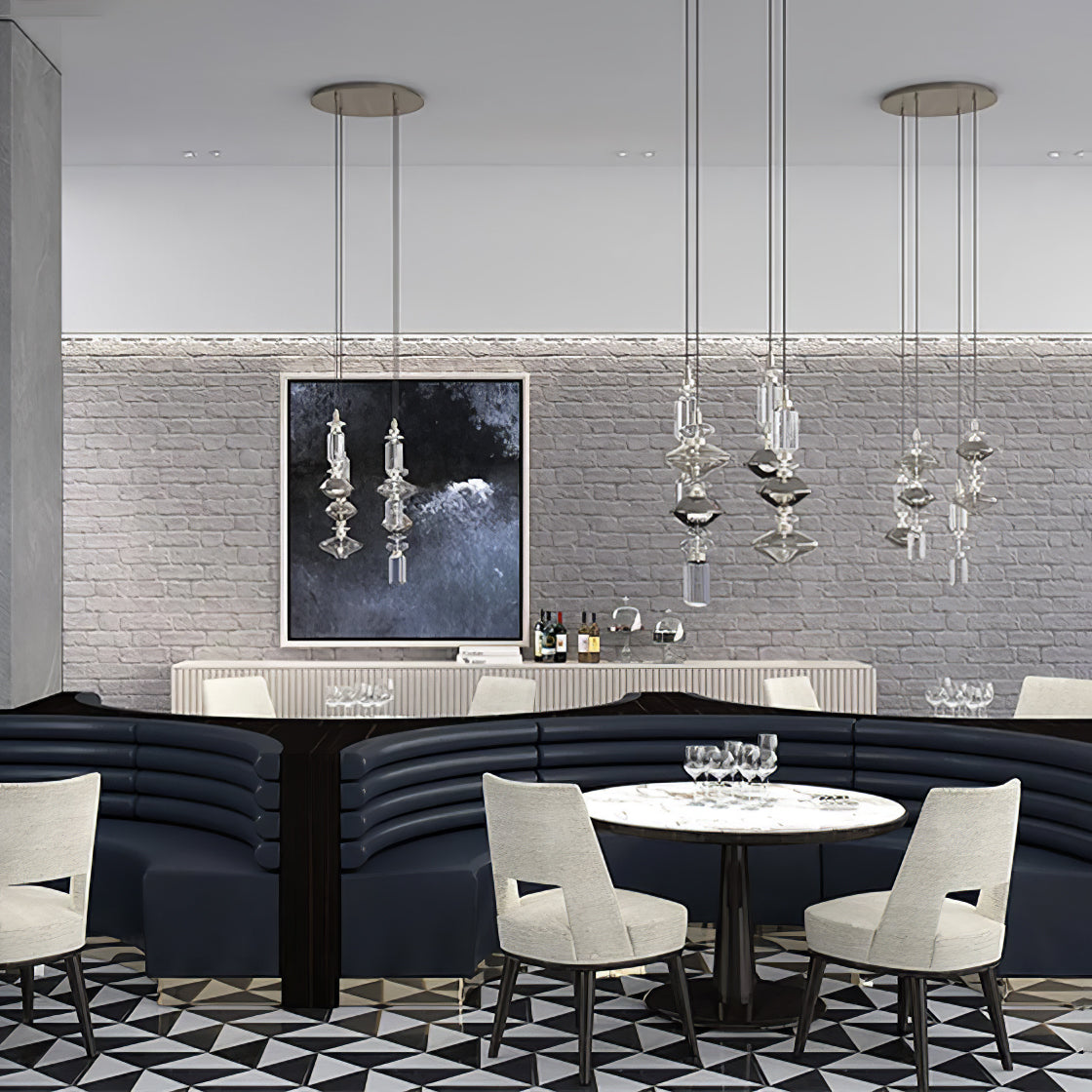 Ralenis Glass Light Luxury Pendant Lamp-Neutral Decor