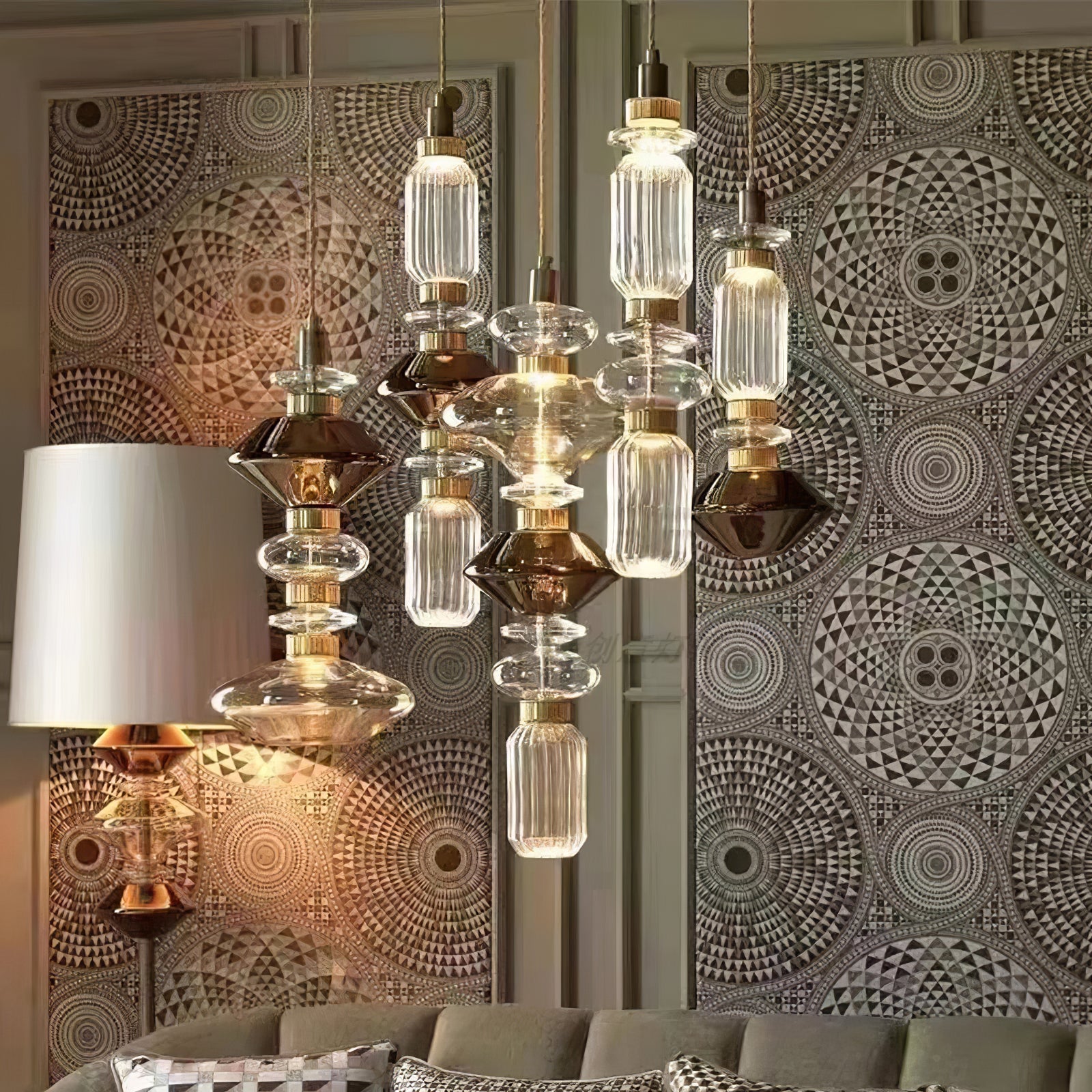 Ralenis Glass Light Luxury Pendant Lamp-Neutral Decor