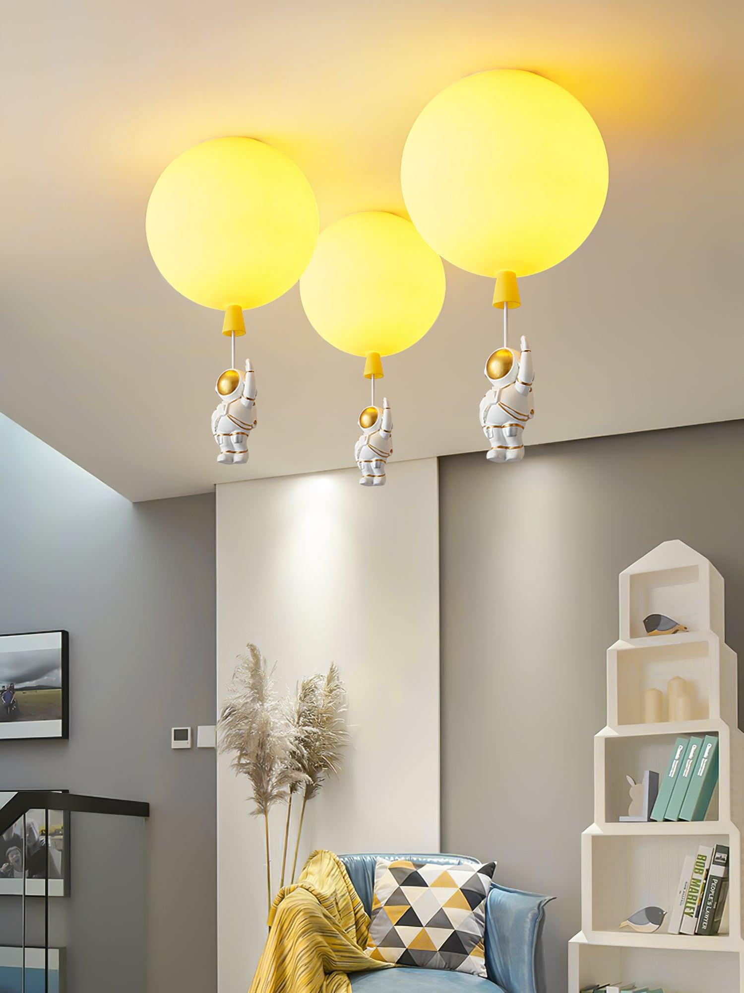 Brinox Unique Balloon Glossy Ceiling Light-Neutral Decor