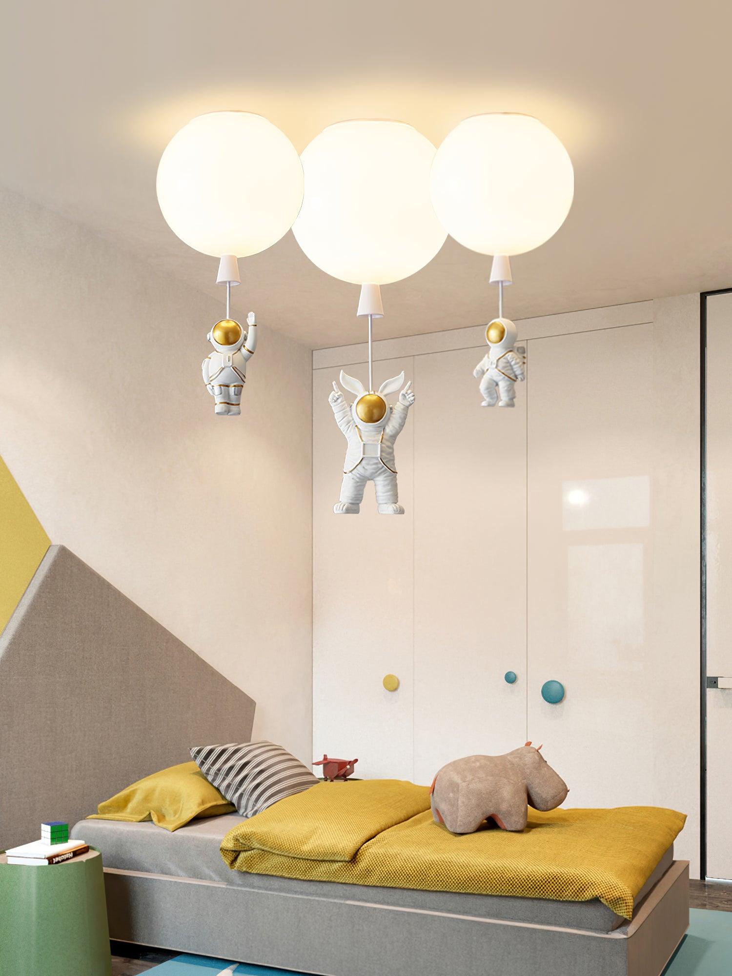 Brinox Unique Balloon Glossy Ceiling Light-Neutral Decor
