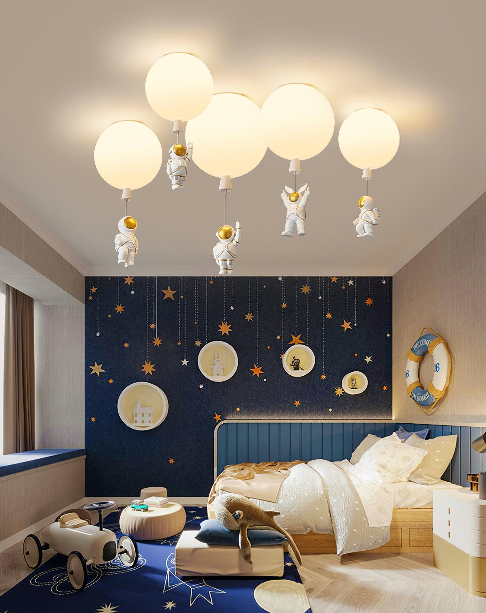 Brinox Unique Balloon Glossy Ceiling Light-Neutral Decor