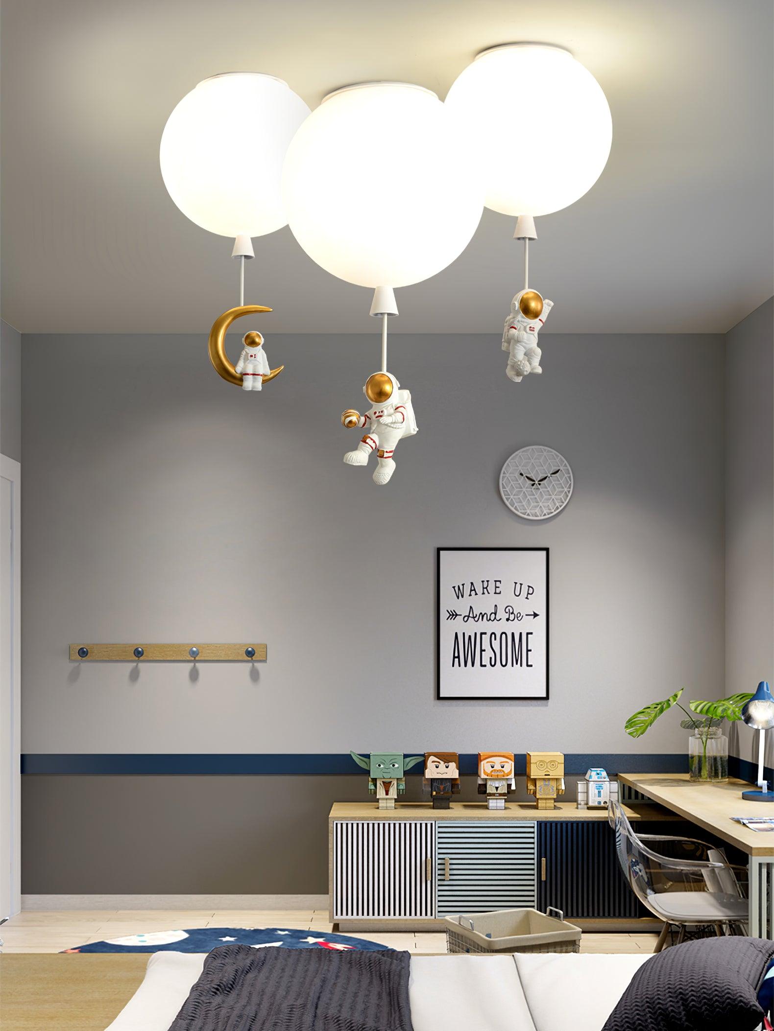 Brinox Unique Balloon Glossy Ceiling Light-Neutral Decor