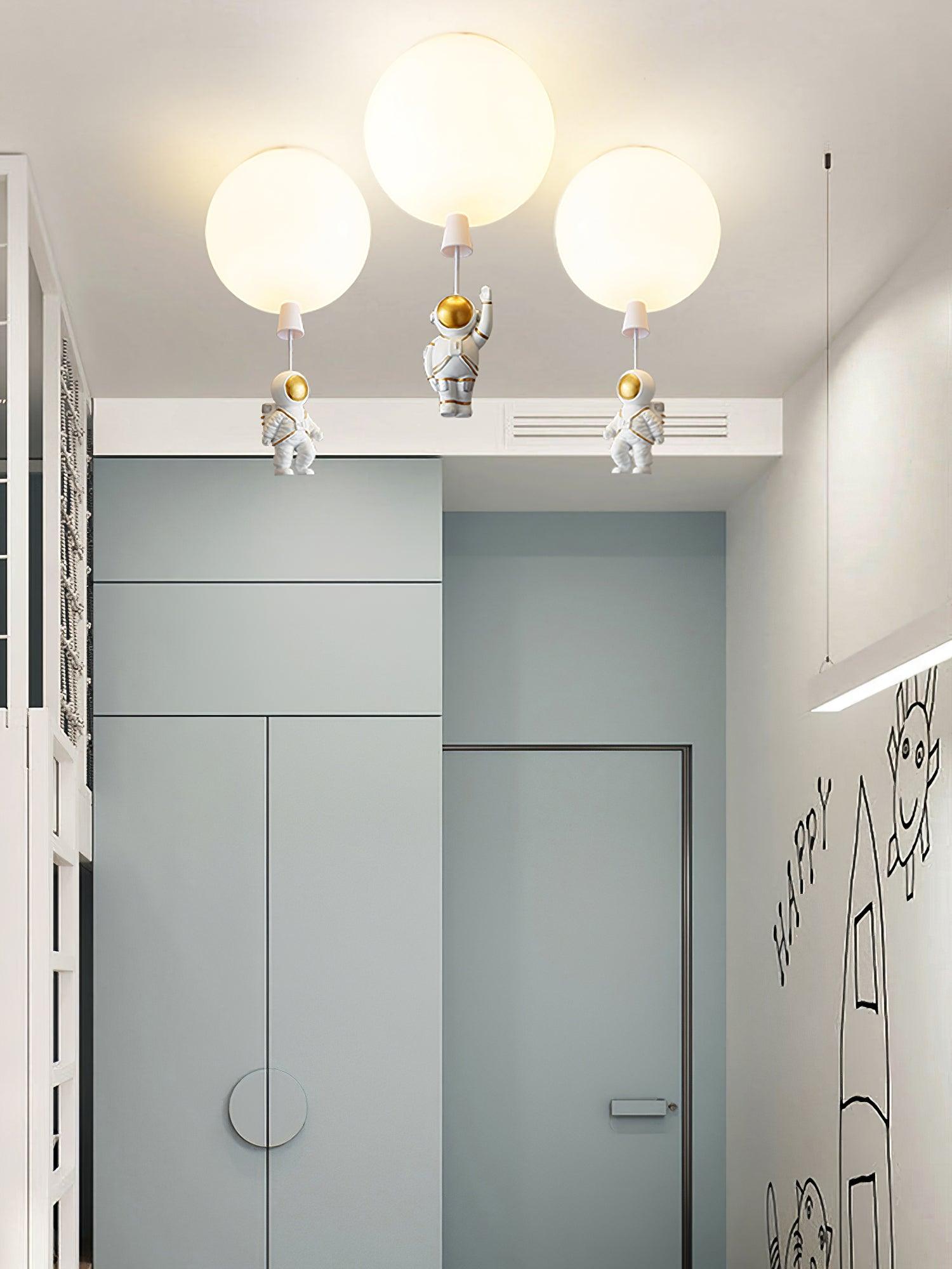 Brinox Unique Balloon Glossy Ceiling Light-Neutral Decor